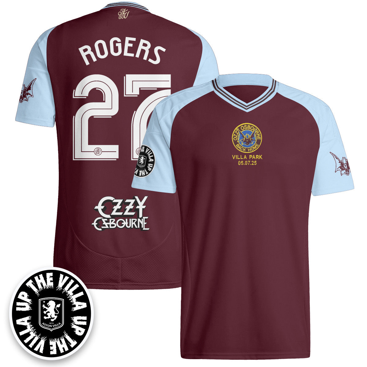 Men's Aston Villa Ozzy Osbourne Back Home Jersey - Printed