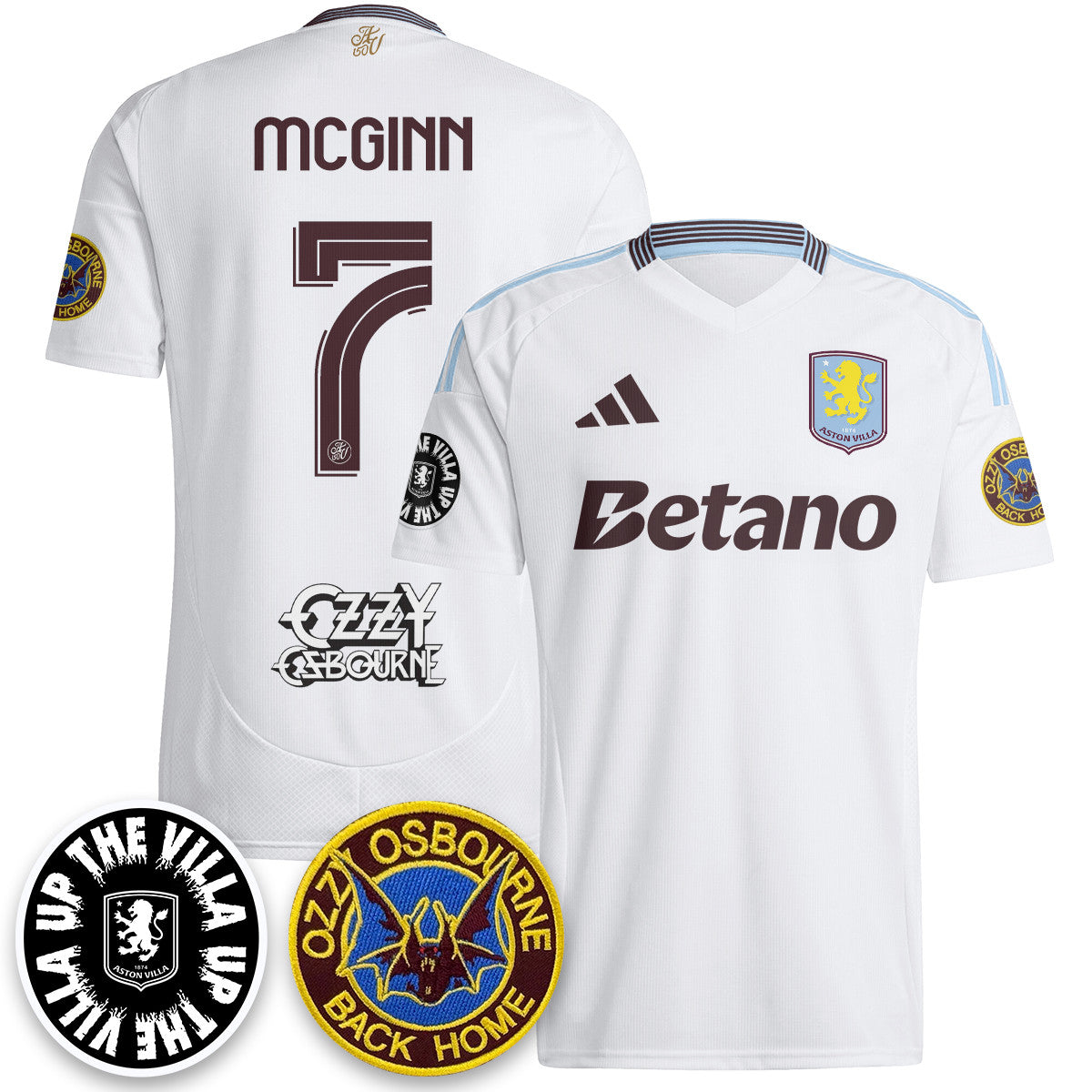 Men's Aston Villa Ozzy Osbourne Back Home Jersey - Printed