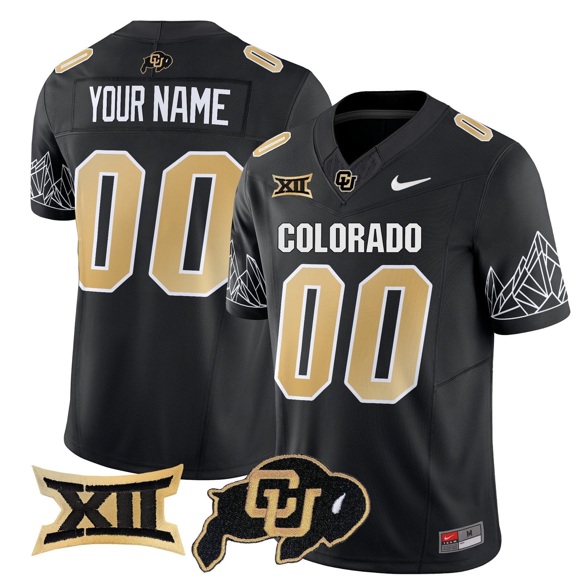 Colorado Buffaloes 2025 Vapor Limited Custom Jersey V2 - All Stitched