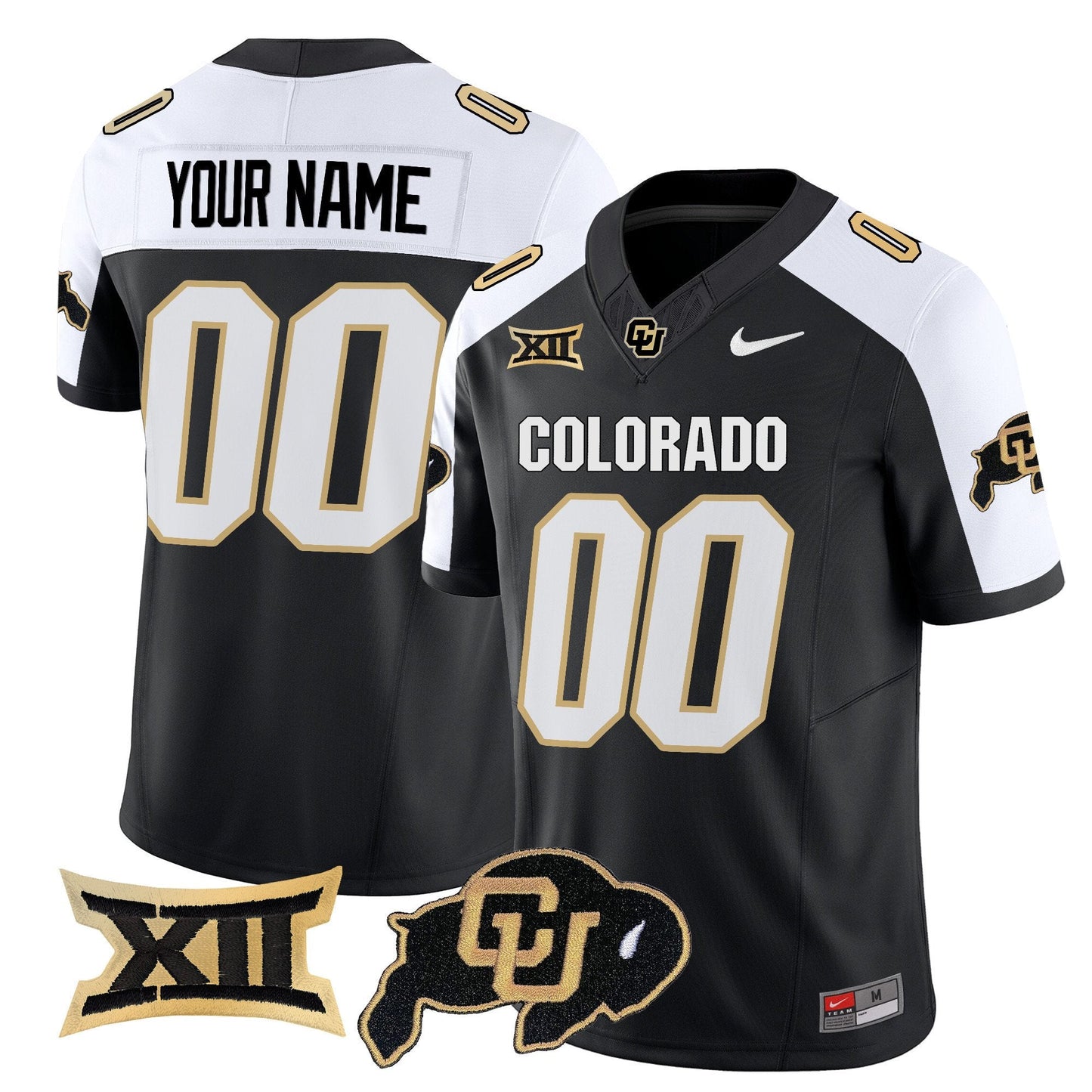 Colorado Buffaloes 2025 Vapor Limited Custom Jersey - All Stitched