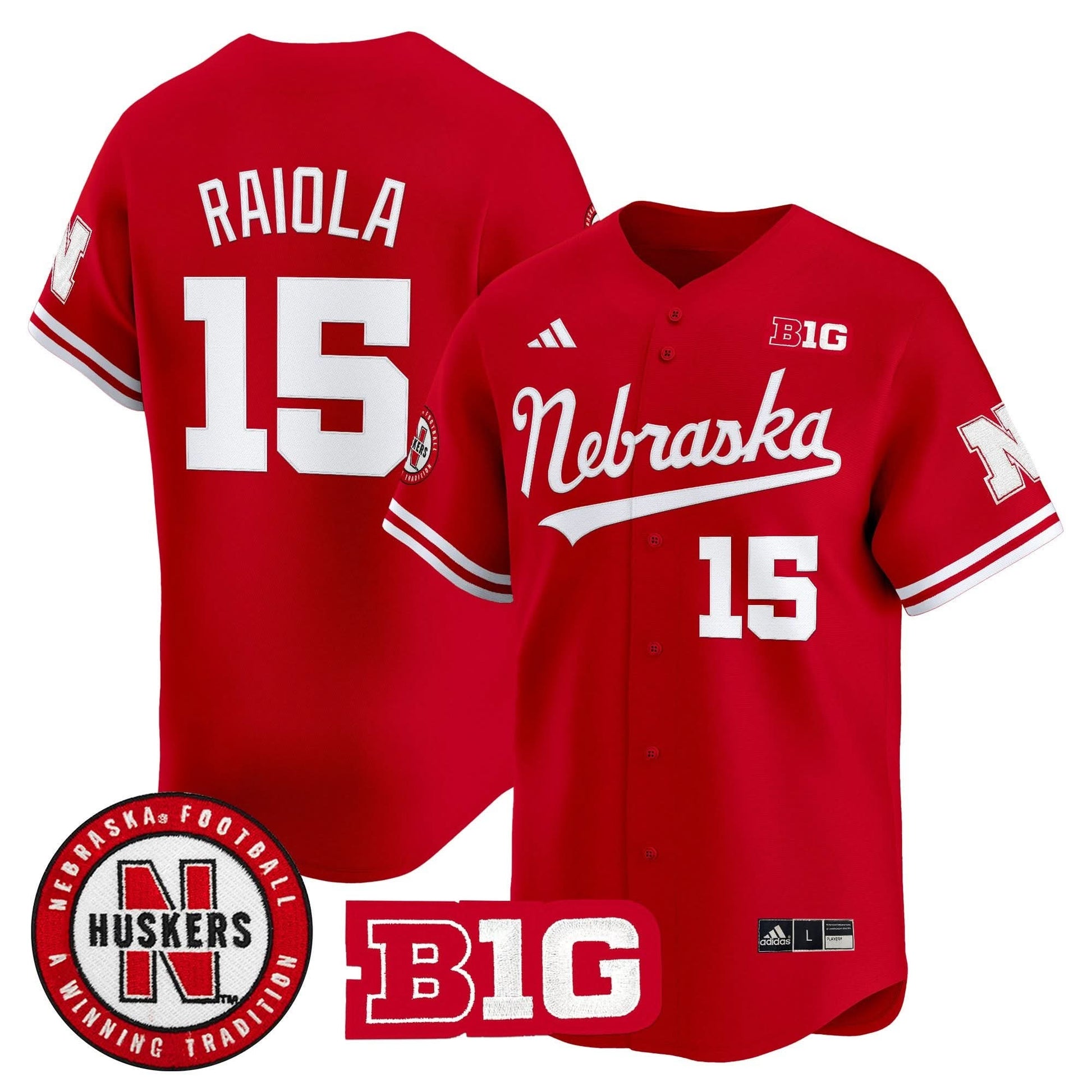 Men's Nebraska Cornhuskers 2025 Vapor Baseball Jersey - All Stitched