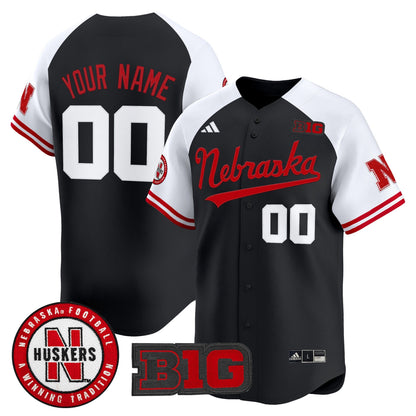 Nebraska Cornhuskers 2025 Vapor Baseball Custom Jersey - All Stitched