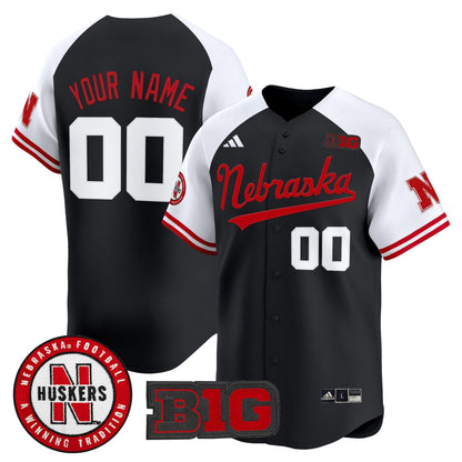 Nebraska Cornhuskers 2025 Vapor Baseball Custom Jersey - All Stitched