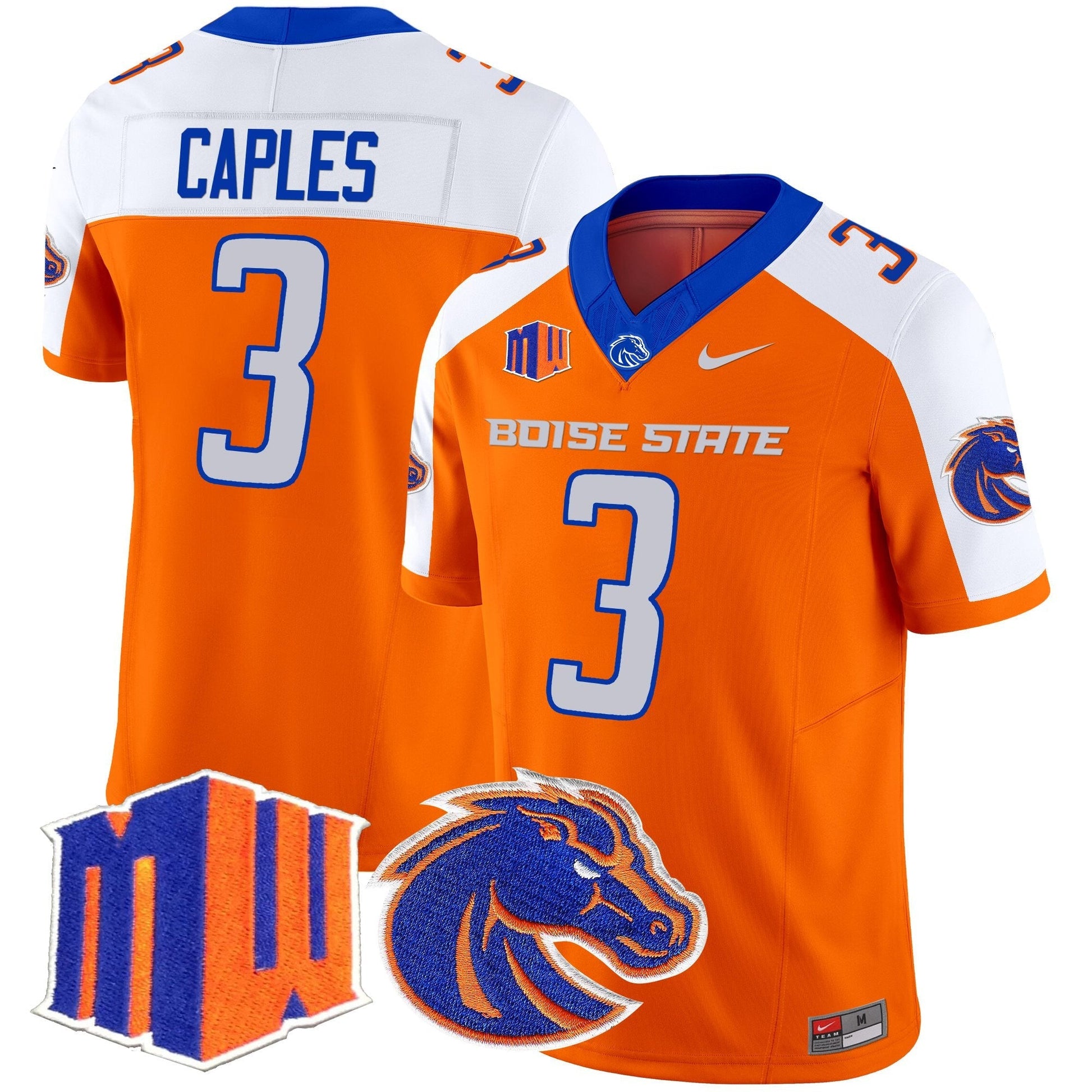 Men's Boise State Broncos 2025 Vapor Limited Jersey - All Stitched