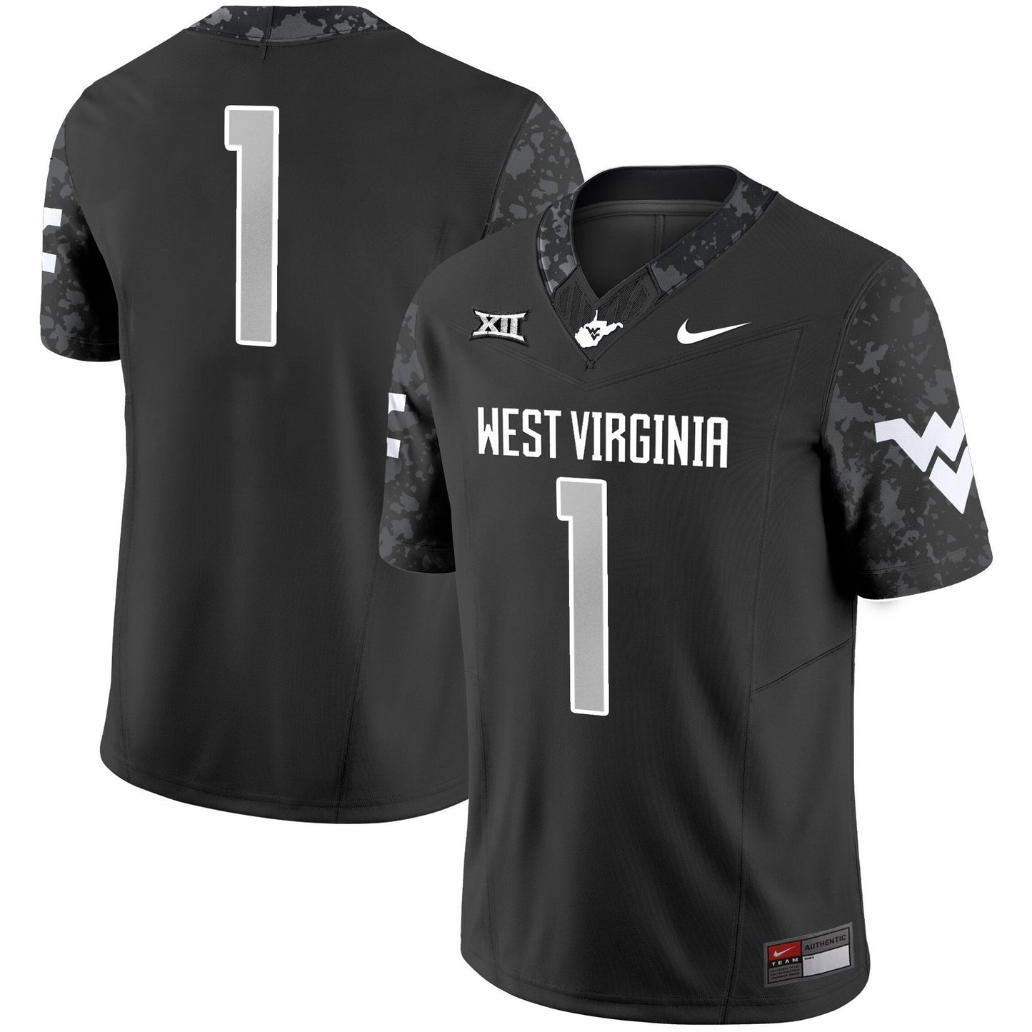 Men's West Virginia Mountaineers 2025 Coal Rush Vapor Limited Jersey - All Stitched