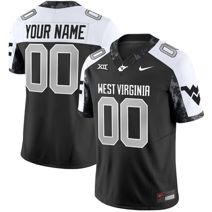 West Virginia Mountaineers 2025 Coal Rush Vapor Limited Custom Jersey - All Stitched