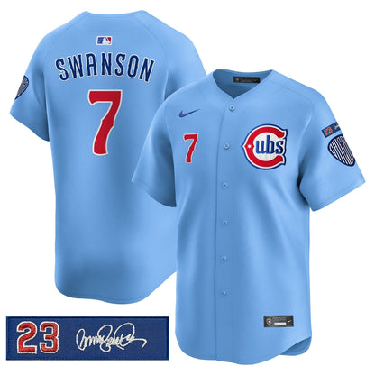 Men's Chicago Cubs 'Ryne Sandberg Tribute' Vapor Premier Limited Jersey V3 - All Stitched