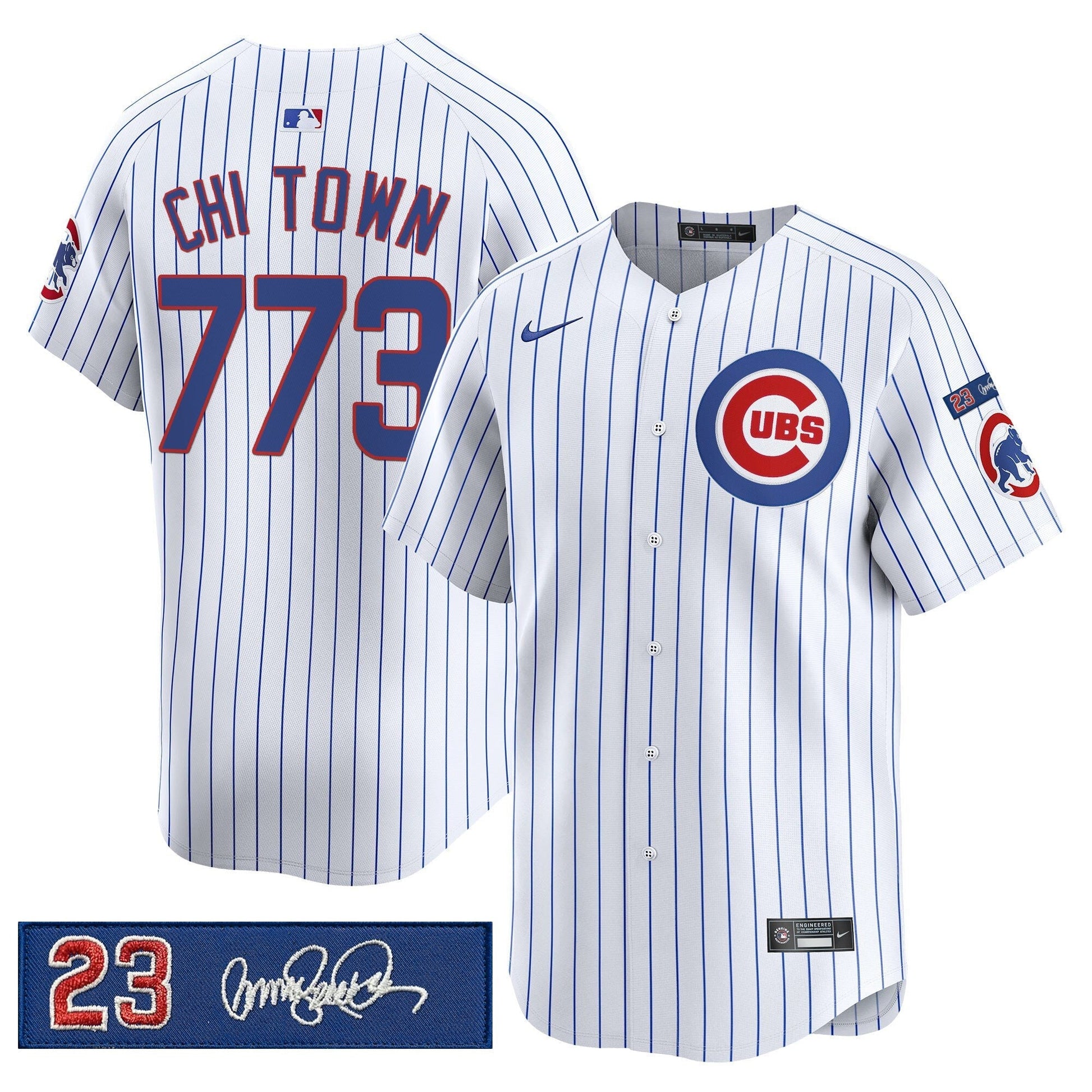 Men's Chicago Cubs 'Ryne Sandberg Tribute' Vapor Premier Limited Jersey V3 - All Stitched