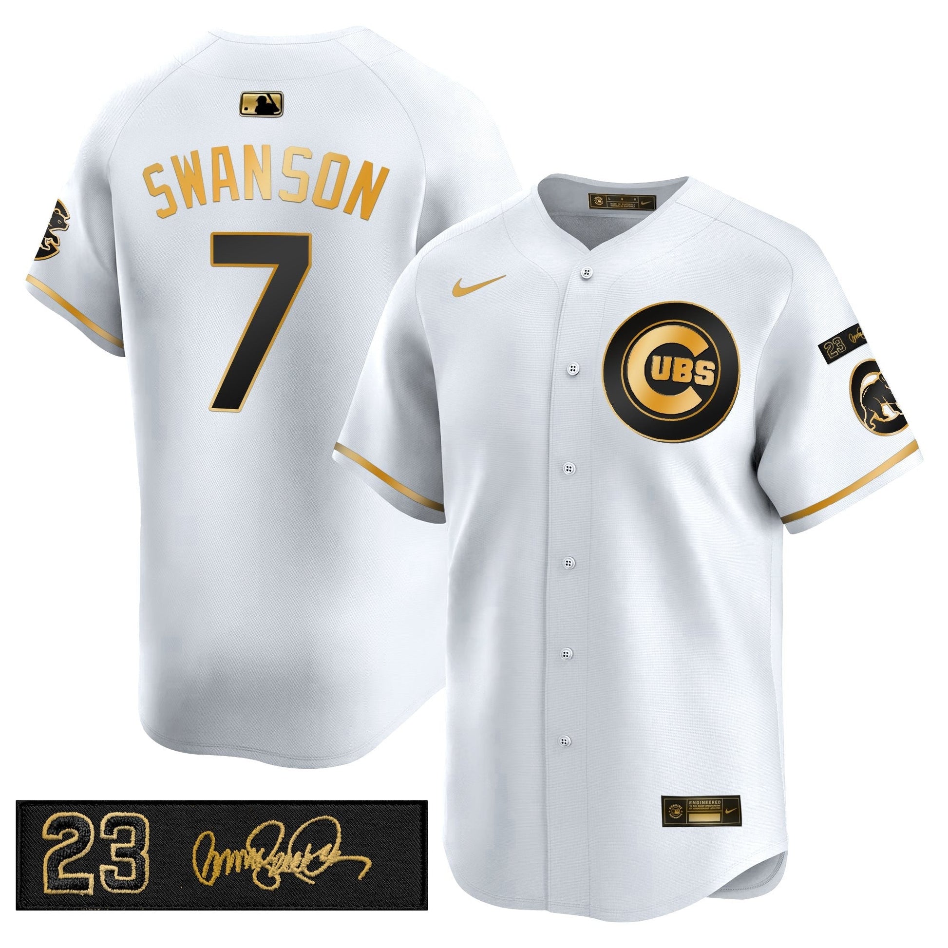 Men's Chicago Cubs 'Ryne Sandberg Tribute' Vapor Premier Limited Jersey V3 - All Stitched