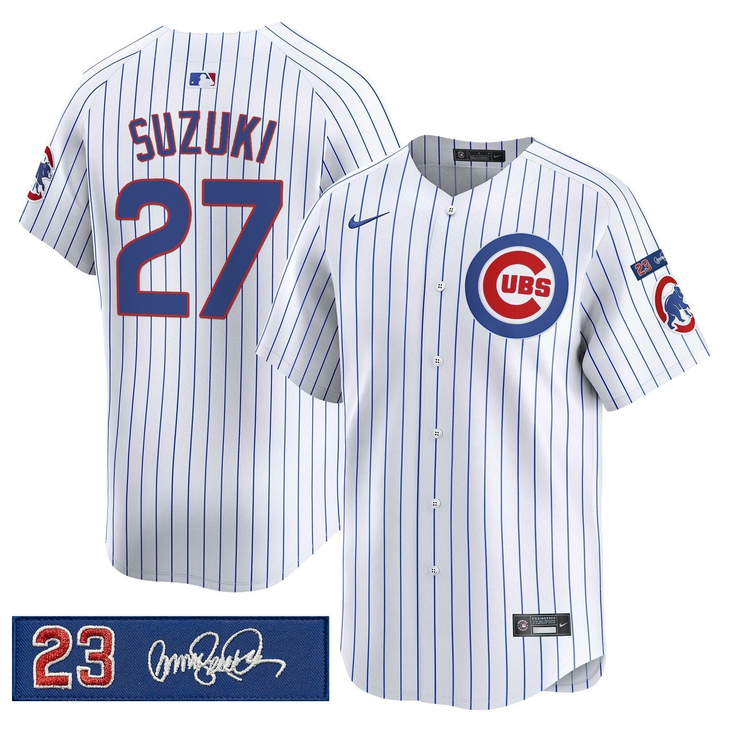 Men's Chicago Cubs 'Ryne Sandberg Tribute' Vapor Premier Limited Jersey V3 - All Stitched