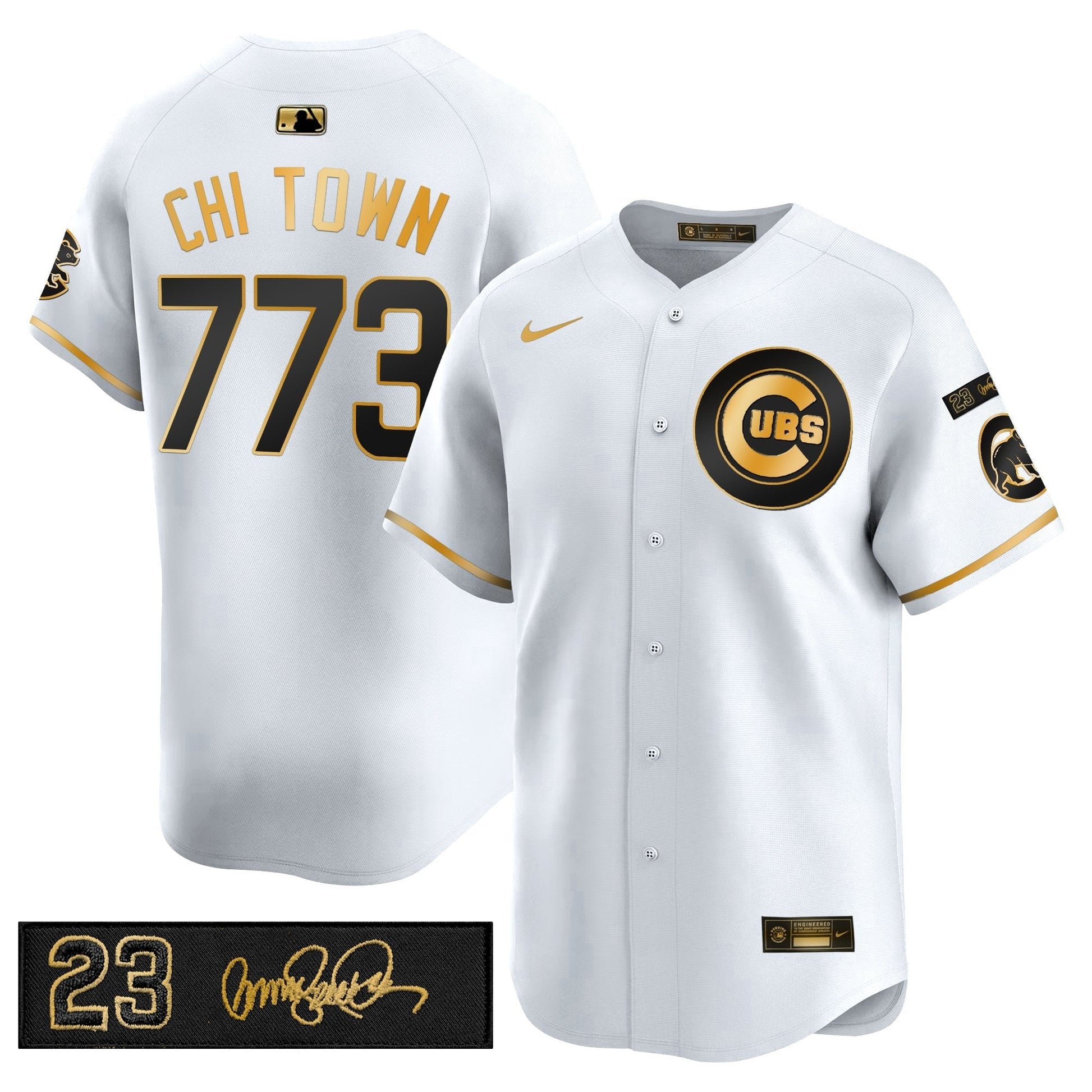 Men's Chicago Cubs 'Ryne Sandberg Tribute' Vapor Premier Limited Jersey V3 - All Stitched