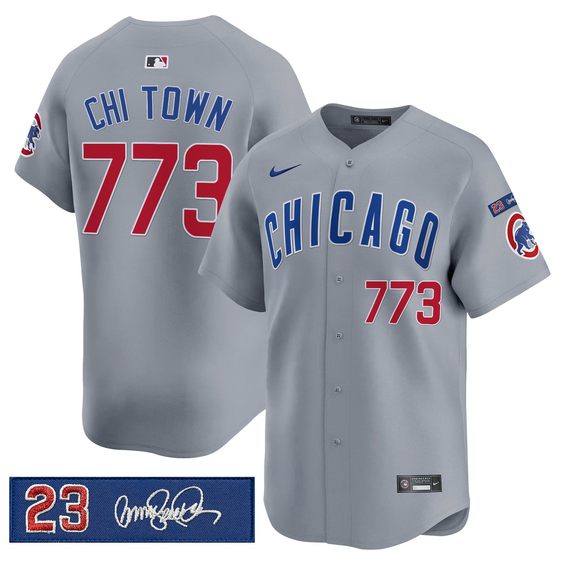 Men's Chicago Cubs 'Ryne Sandberg Tribute' Vapor Premier Limited Jersey V3 - All Stitched