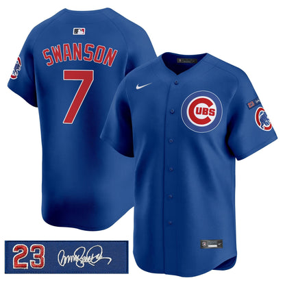 Men's Chicago Cubs 'Ryne Sandberg Tribute' Vapor Premier Limited Jersey V3 - All Stitched