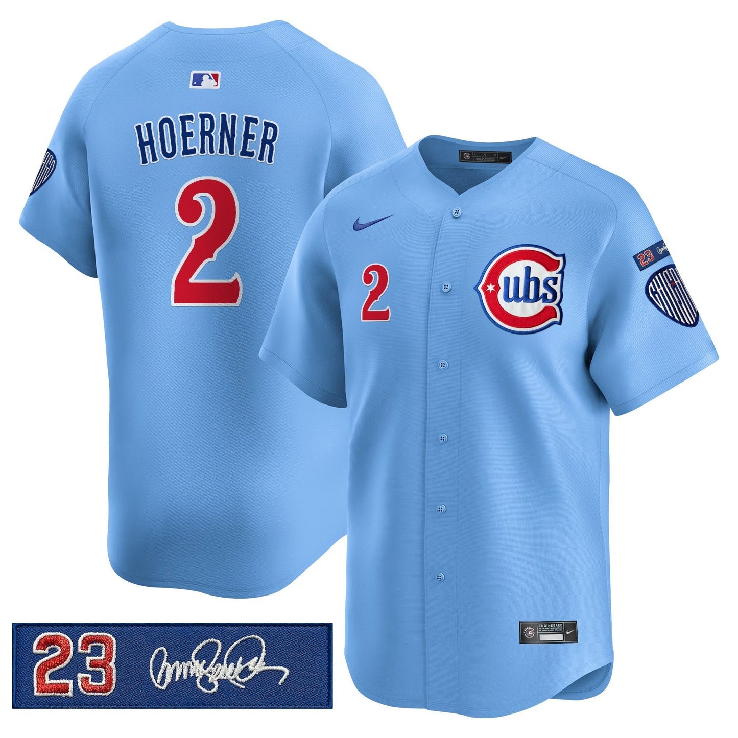 Men's Chicago Cubs 'Ryne Sandberg Tribute' Vapor Premier Limited Jersey V3 - All Stitched