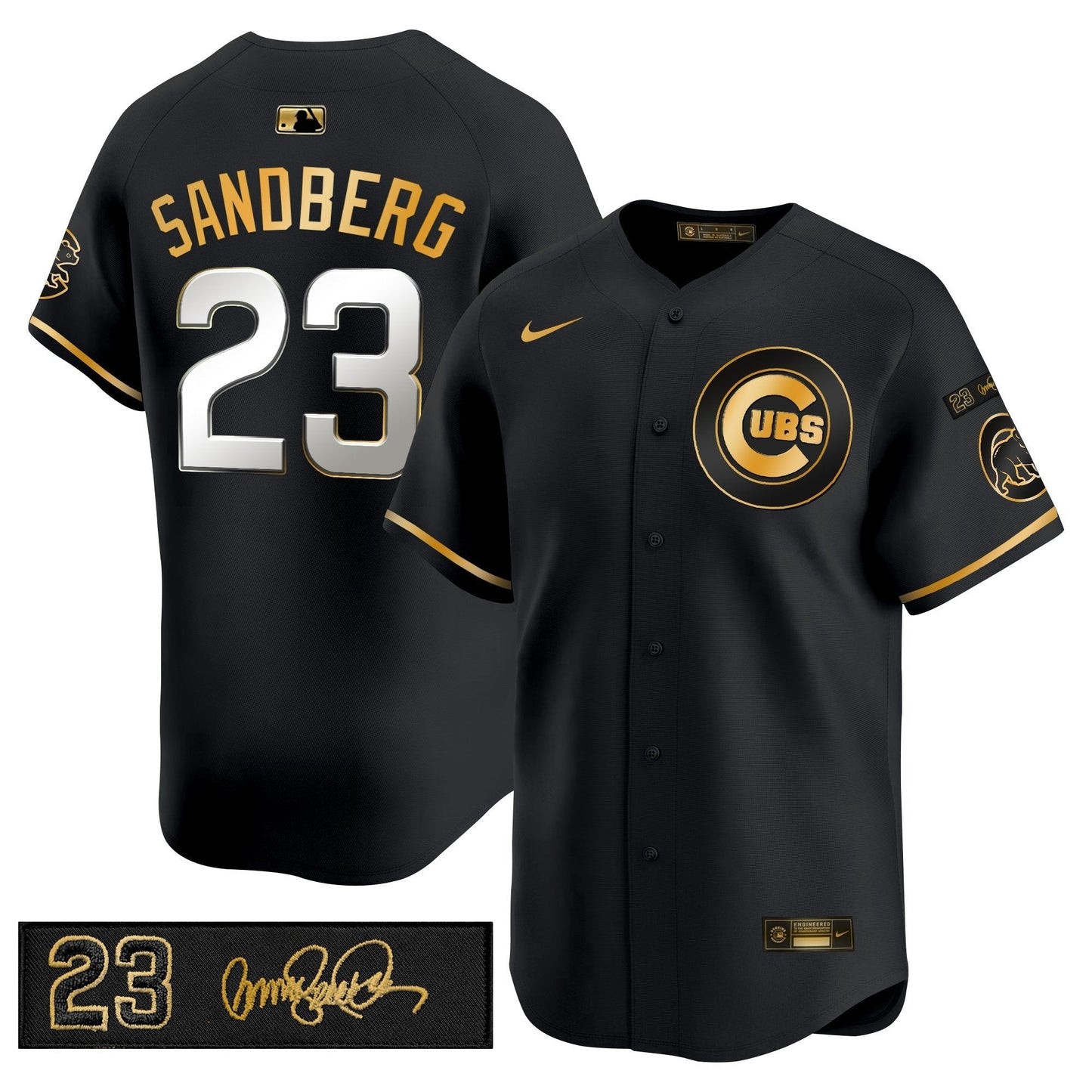 Men's Chicago Cubs 'Ryne Sandberg Tribute' Vapor Premier Limited Jersey V3 - All Stitched