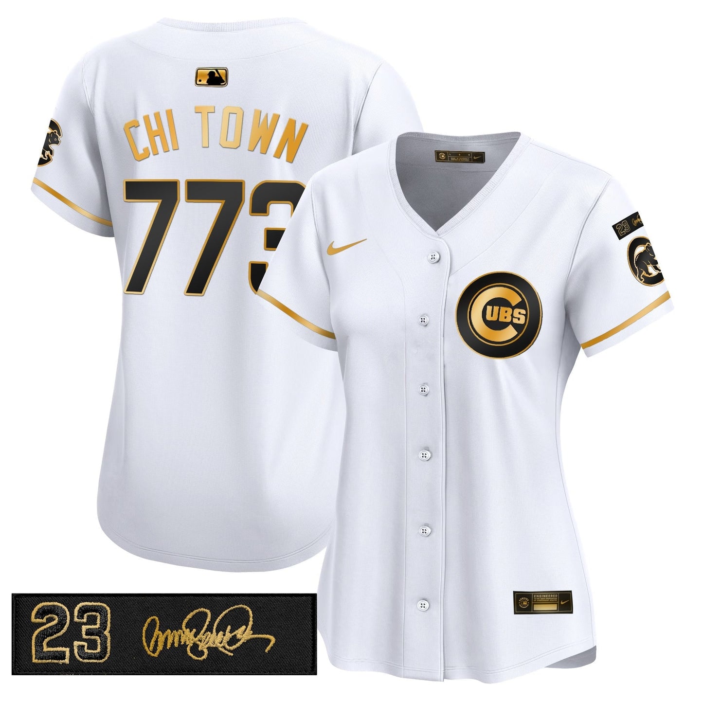 Women's Chicago Cubs 'Ryne Sandberg Tribute' Vapor Premier Limited Jersey V3 - All Stitched