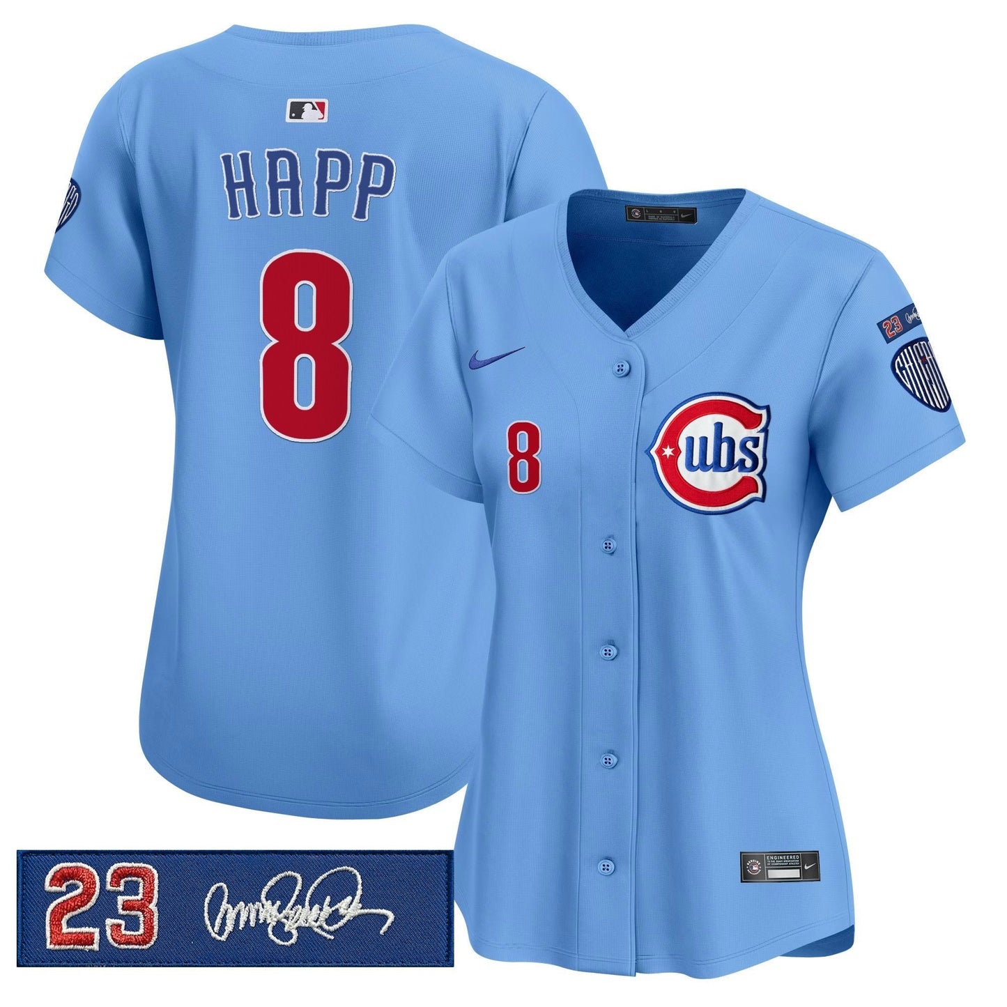 Women's Chicago Cubs 'Ryne Sandberg Tribute' Vapor Premier Limited Jersey V3 - All Stitched
