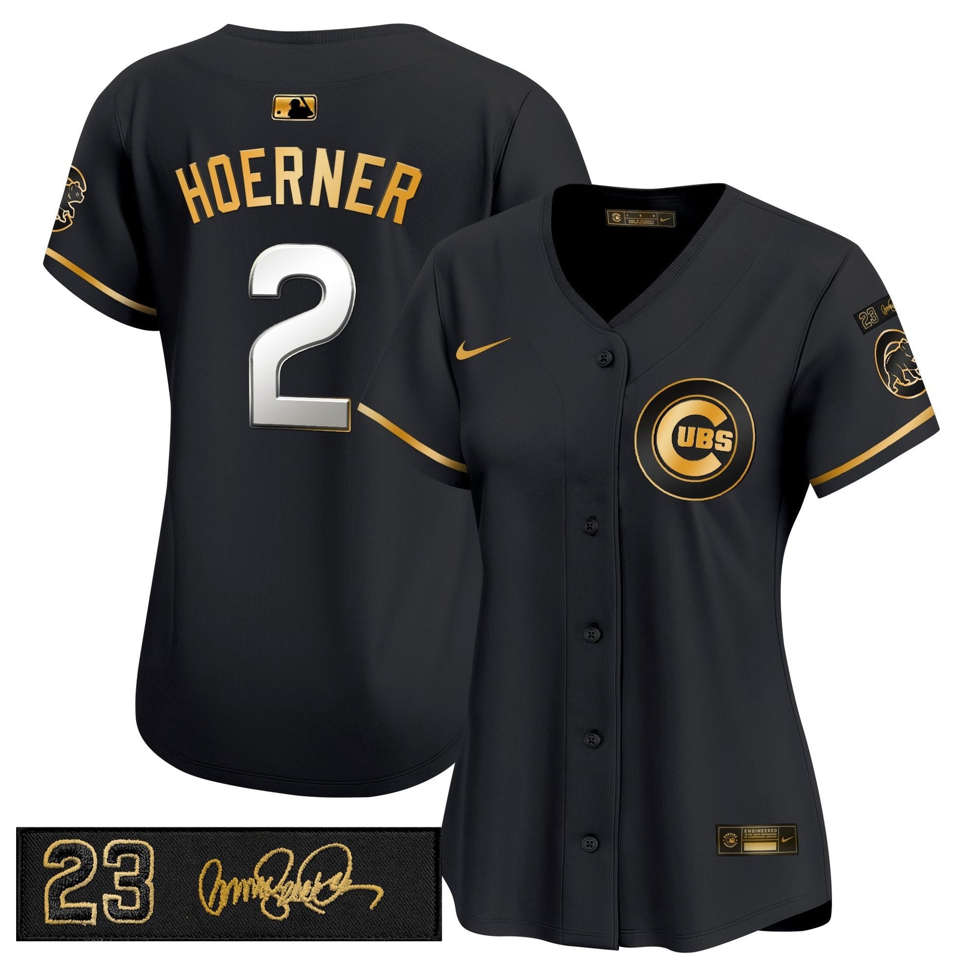 Women's Chicago Cubs 'Ryne Sandberg Tribute' Vapor Premier Limited Jersey V3 - All Stitched