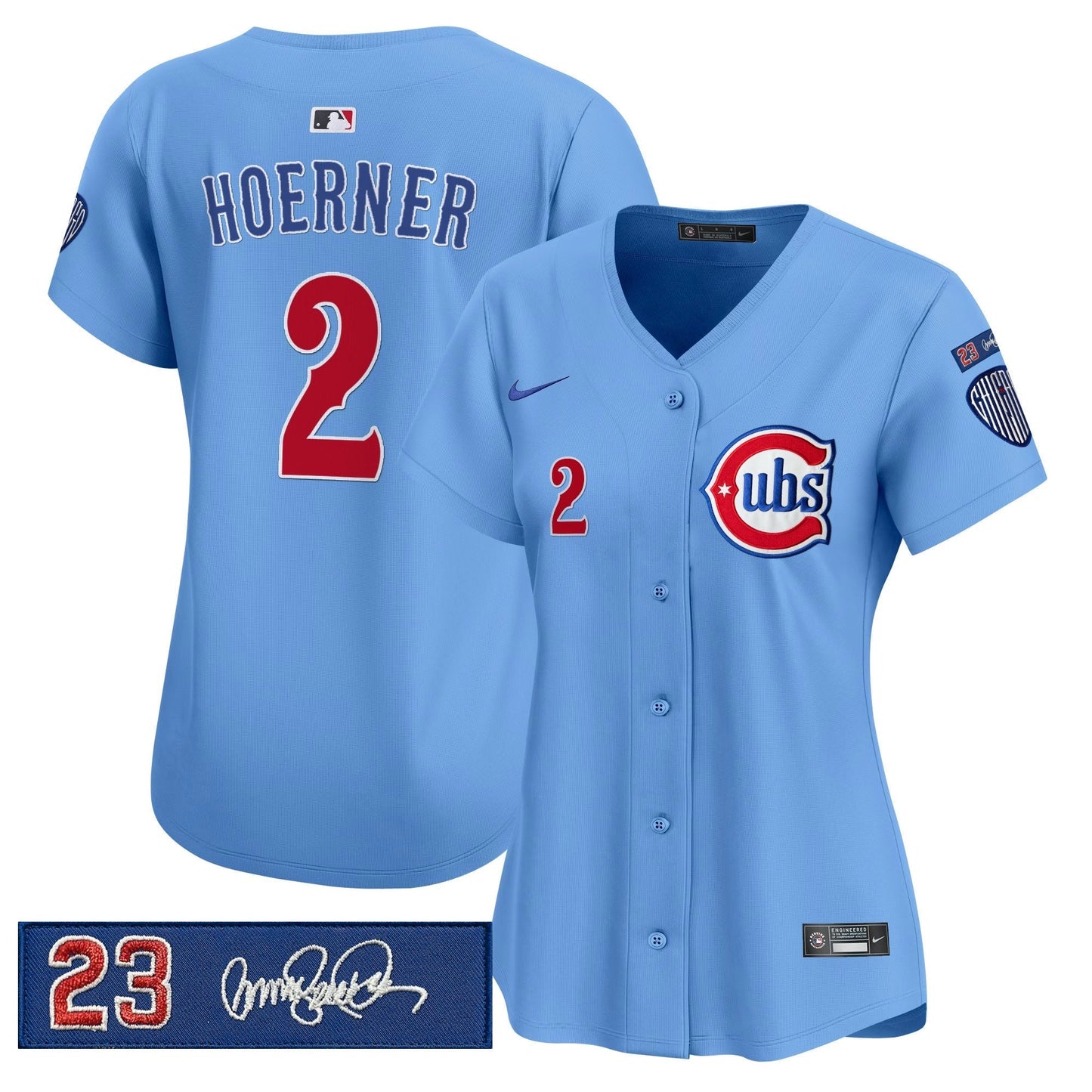 Women's Chicago Cubs 'Ryne Sandberg Tribute' Vapor Premier Limited Jersey V3 - All Stitched