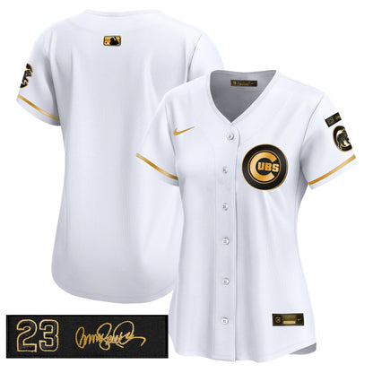 Women's Chicago Cubs 'Ryne Sandberg Tribute' Vapor Premier Limited Jersey V3 - All Stitched