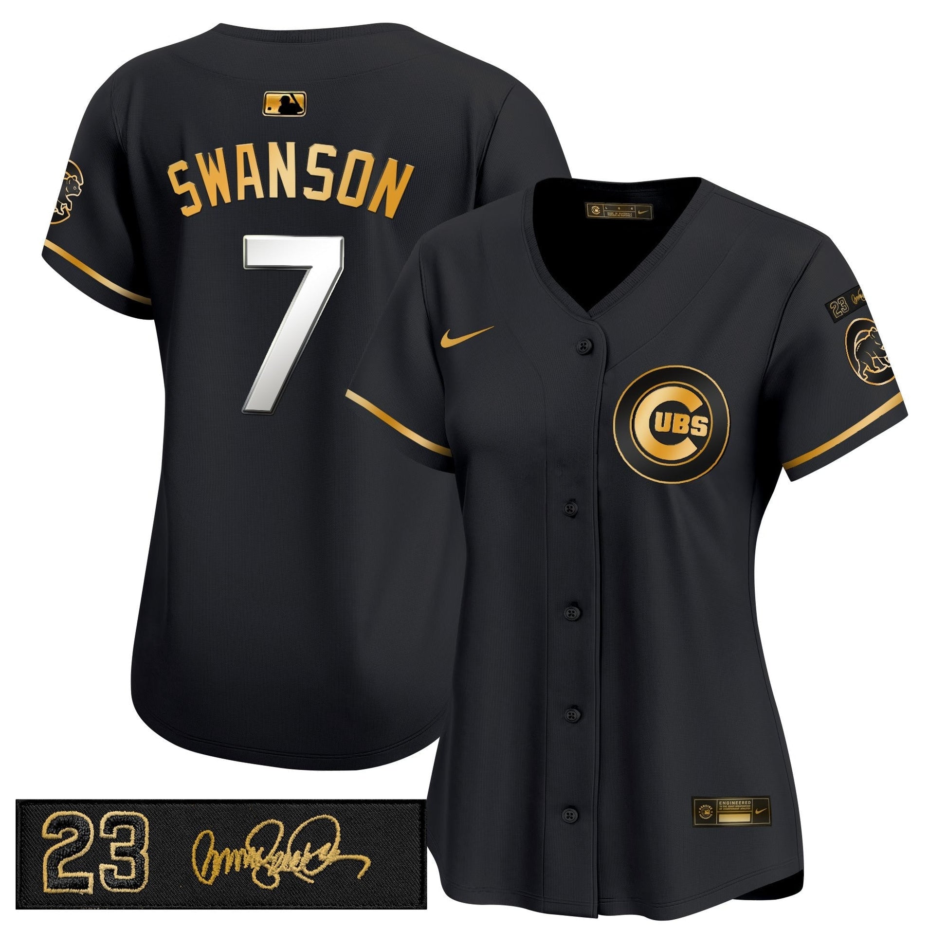 Women's Chicago Cubs 'Ryne Sandberg Tribute' Vapor Premier Limited Jersey V3 - All Stitched