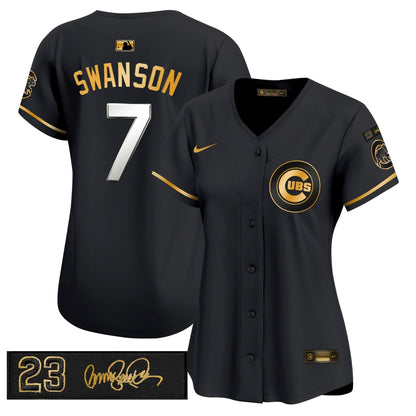 Women's Chicago Cubs 'Ryne Sandberg Tribute' Vapor Premier Limited Jersey V3 - All Stitched