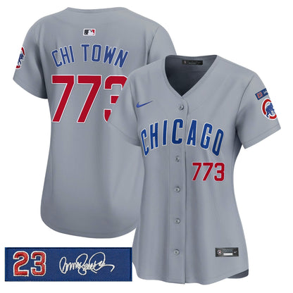 Women's Chicago Cubs 'Ryne Sandberg Tribute' Vapor Premier Limited Jersey V3 - All Stitched