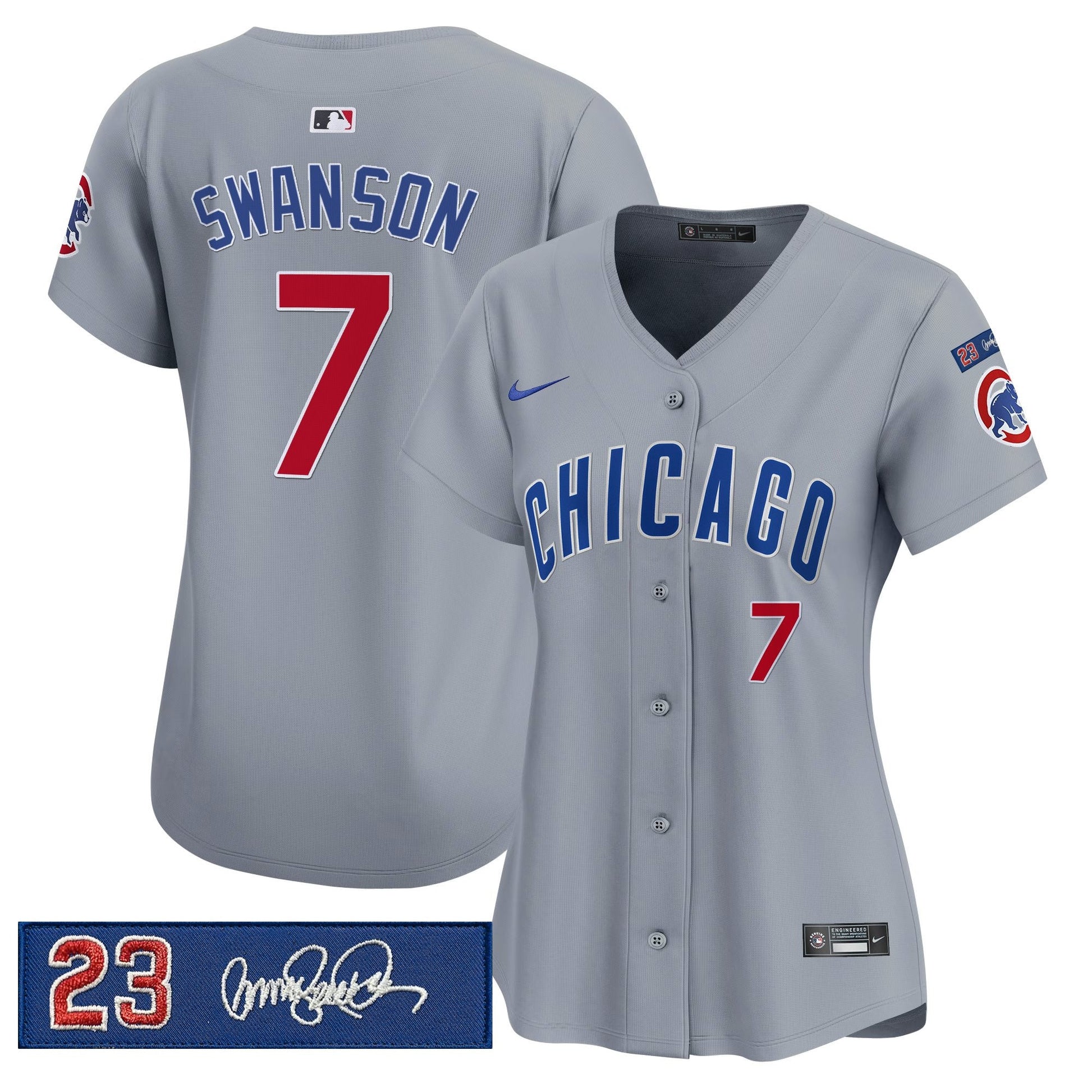 Women's Chicago Cubs 'Ryne Sandberg Tribute' Vapor Premier Limited Jersey V3 - All Stitched