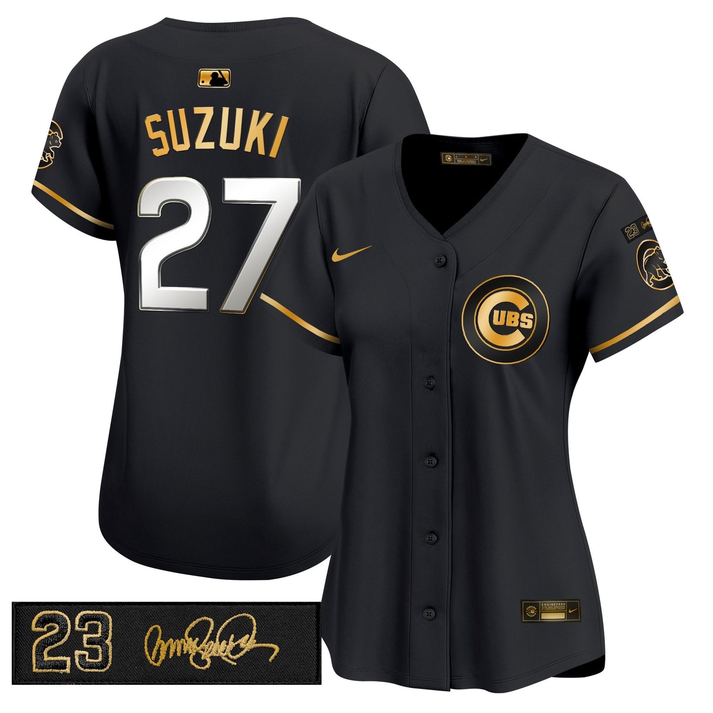 Women's Chicago Cubs 'Ryne Sandberg Tribute' Vapor Premier Limited Jersey V3 - All Stitched