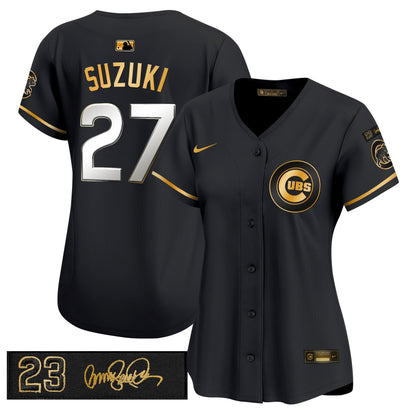 Women's Chicago Cubs 'Ryne Sandberg Tribute' Vapor Premier Limited Jersey V3 - All Stitched