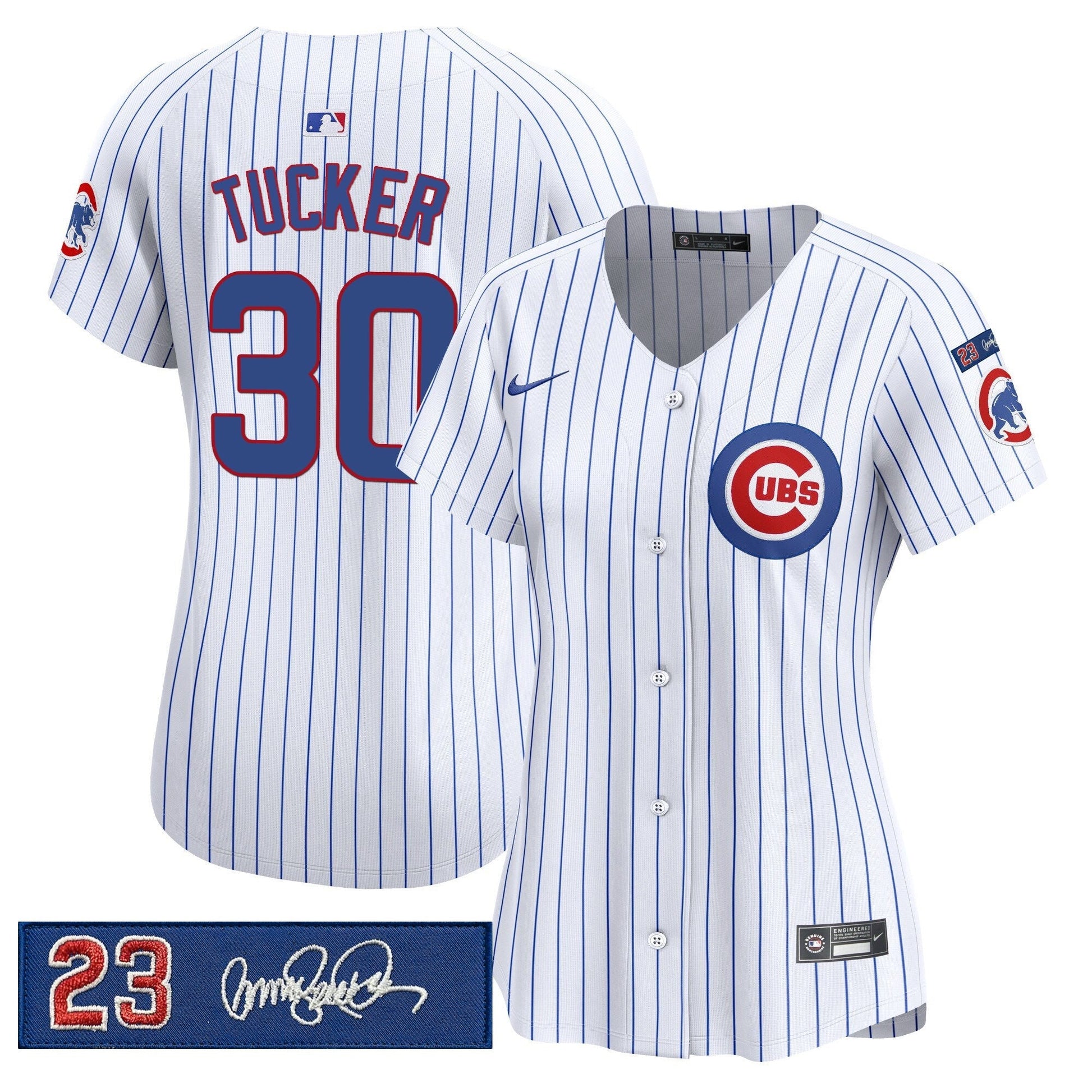 Women's Chicago Cubs 'Ryne Sandberg Tribute' Vapor Premier Limited Jersey V3 - All Stitched
