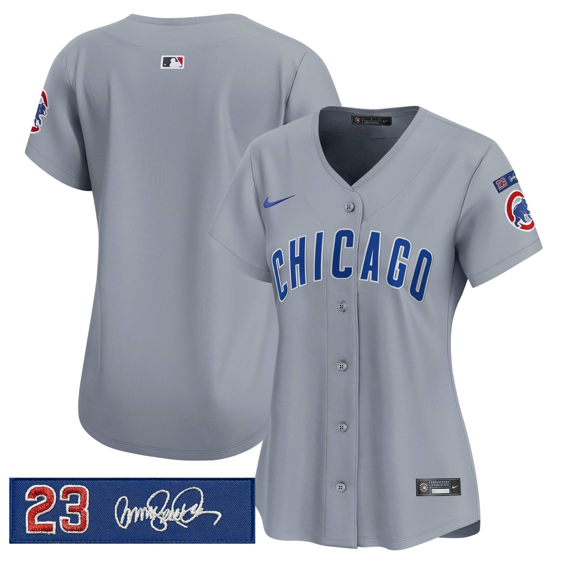 Women's Chicago Cubs 'Ryne Sandberg Tribute' Vapor Premier Limited Jersey V3 - All Stitched