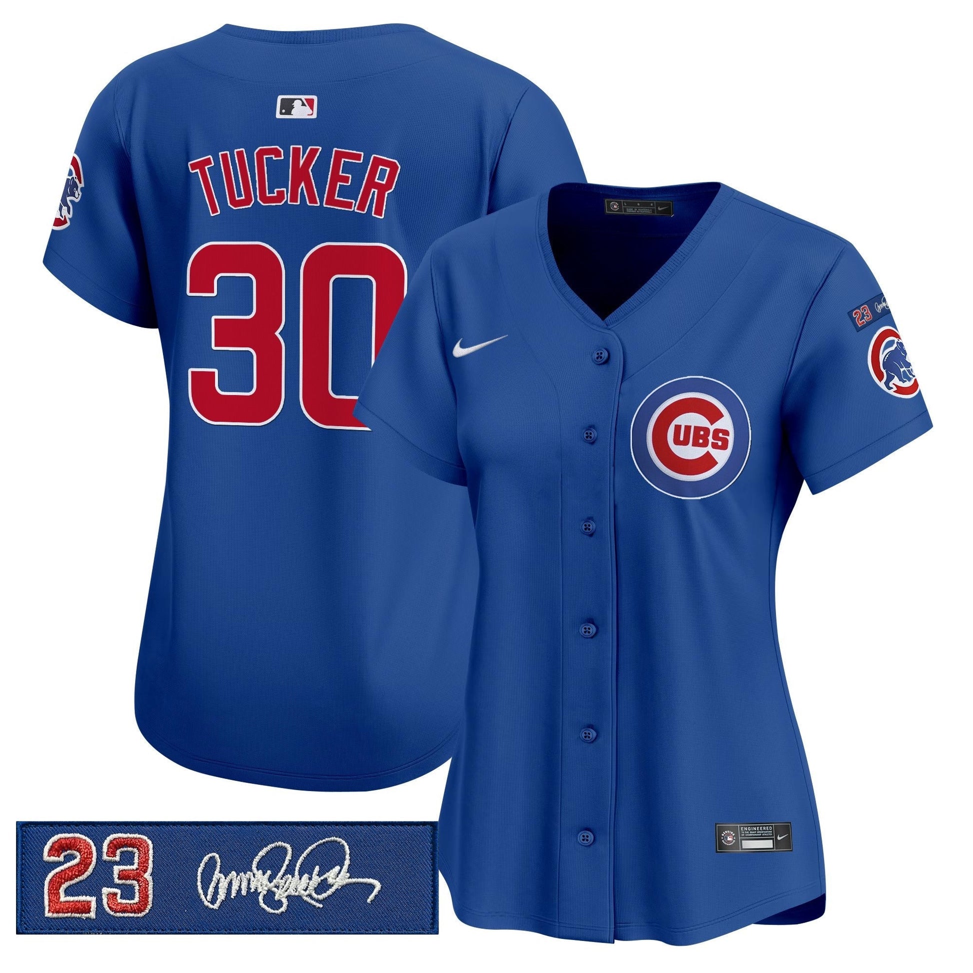 Women's Chicago Cubs 'Ryne Sandberg Tribute' Vapor Premier Limited Jersey V3 - All Stitched