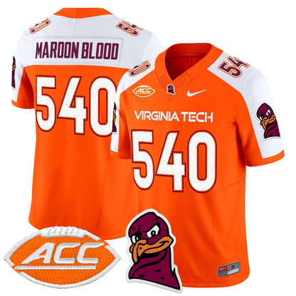 Men's Virginia Tech Hokies 2025 Vapor Limited Jersey - All Stitched