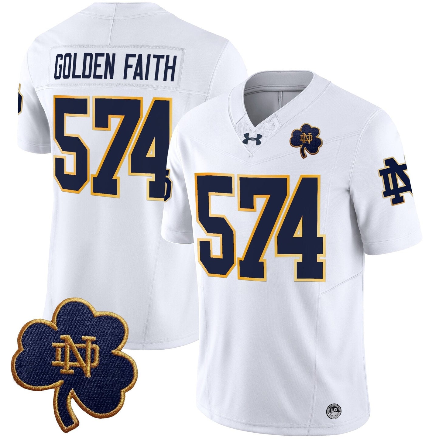 Men's Notre Dame Fighting Irish 2025 Vapor Limited Jersey V3 - All Stitched