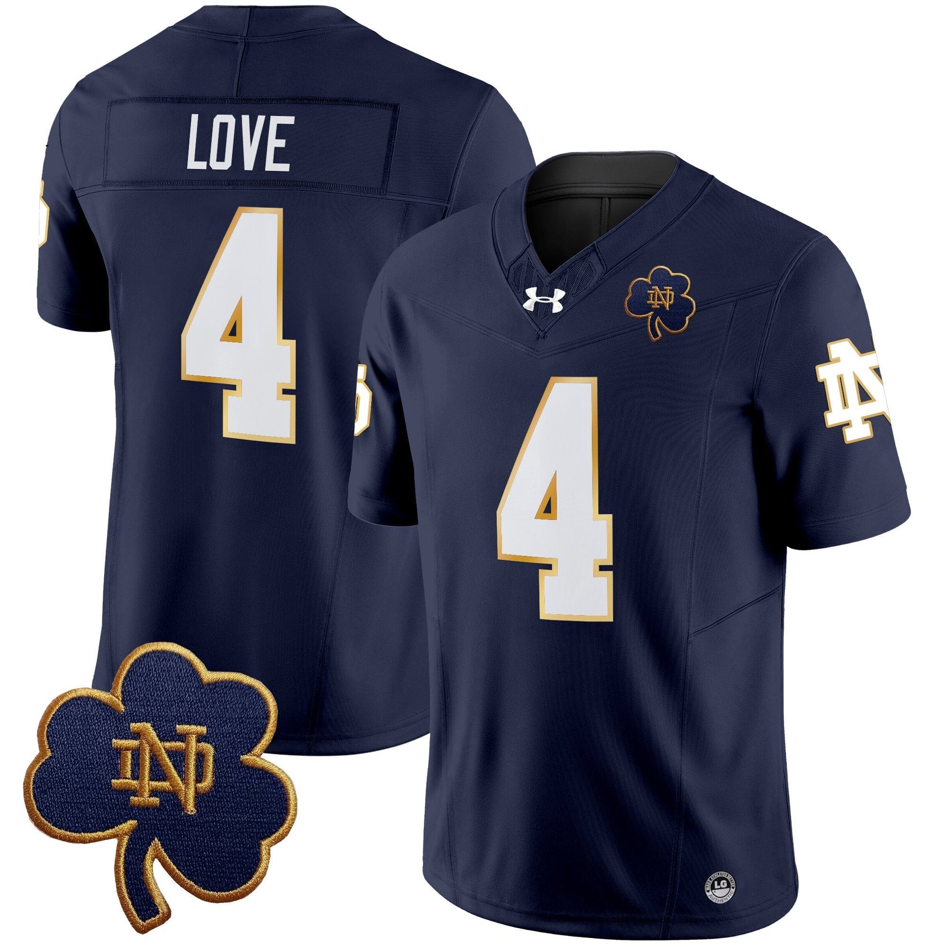 Men's Notre Dame Fighting Irish 2025 Vapor Limited Jersey V3 - All Stitched