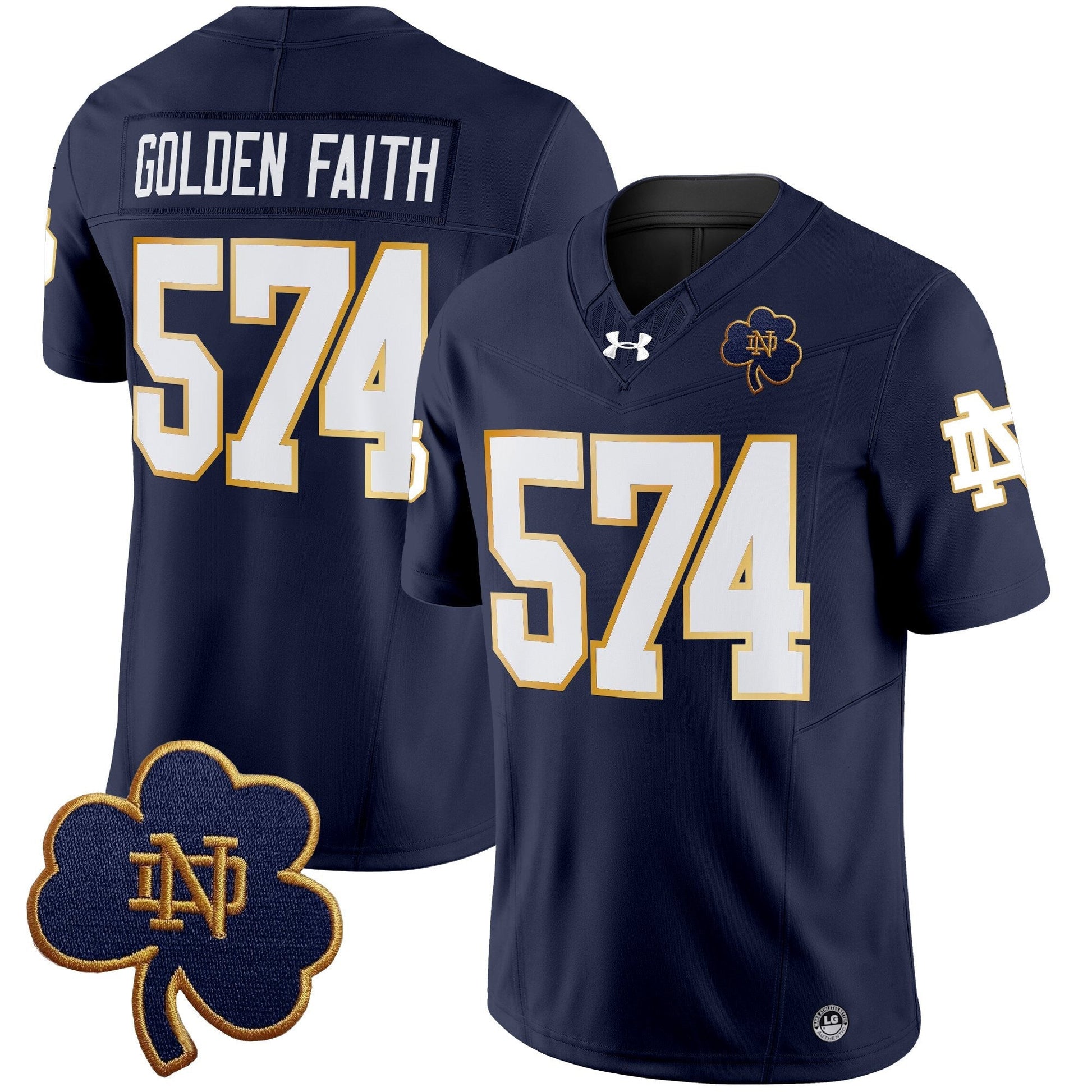 Men's Notre Dame Fighting Irish 2025 Vapor Limited Jersey V3 - All Stitched