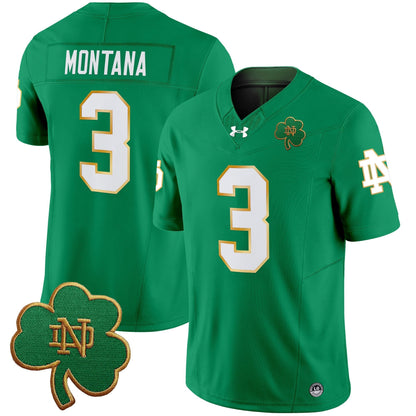 Men's Notre Dame Fighting Irish 2025 Vapor Limited Jersey V3 - All Stitched