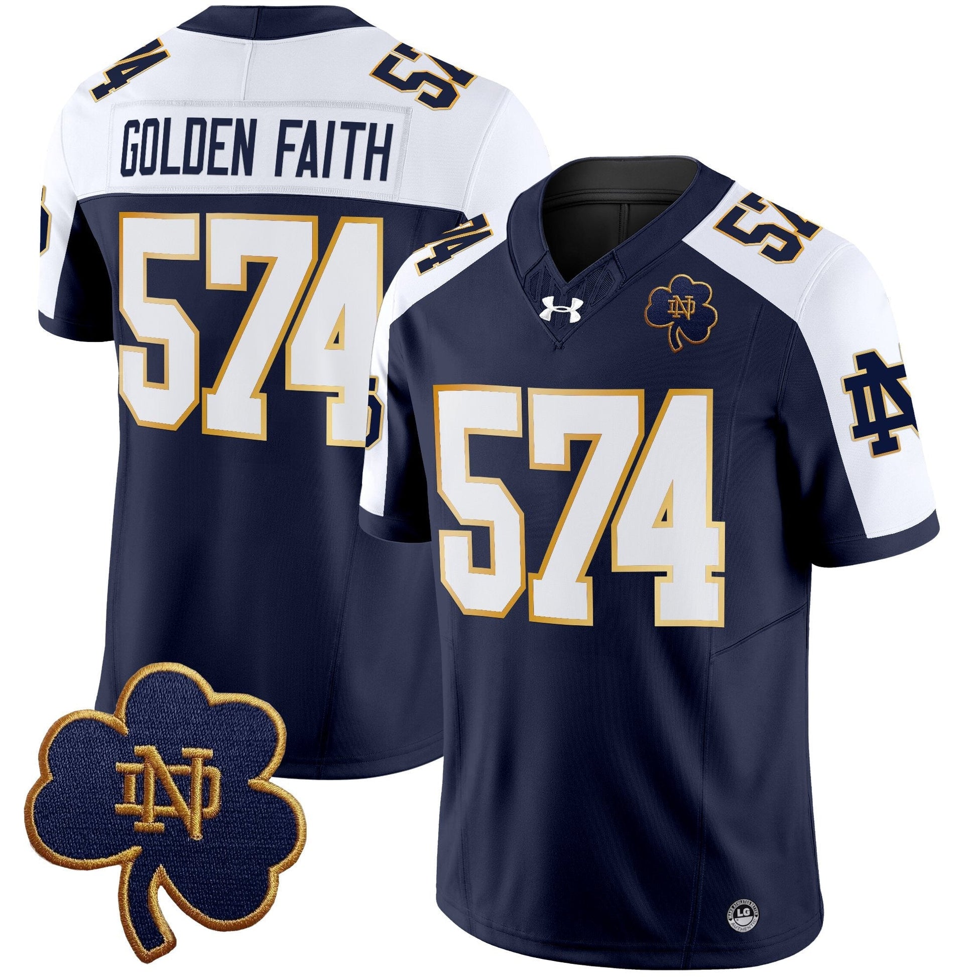 Men's Notre Dame Fighting Irish 2025 Vapor Limited Jersey V3 - All Stitched