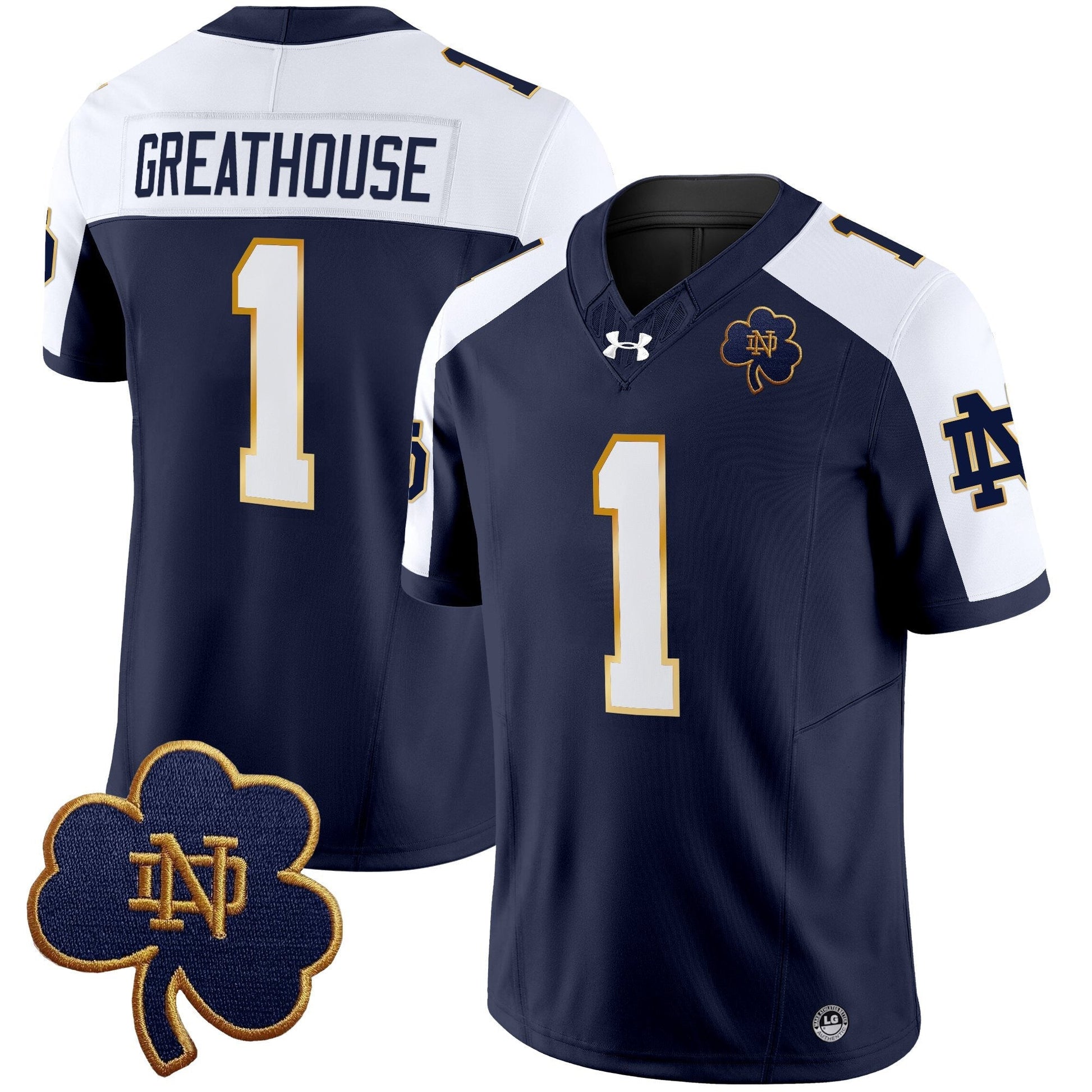 Men's Notre Dame Fighting Irish 2025 Vapor Limited Jersey V3 - All Stitched