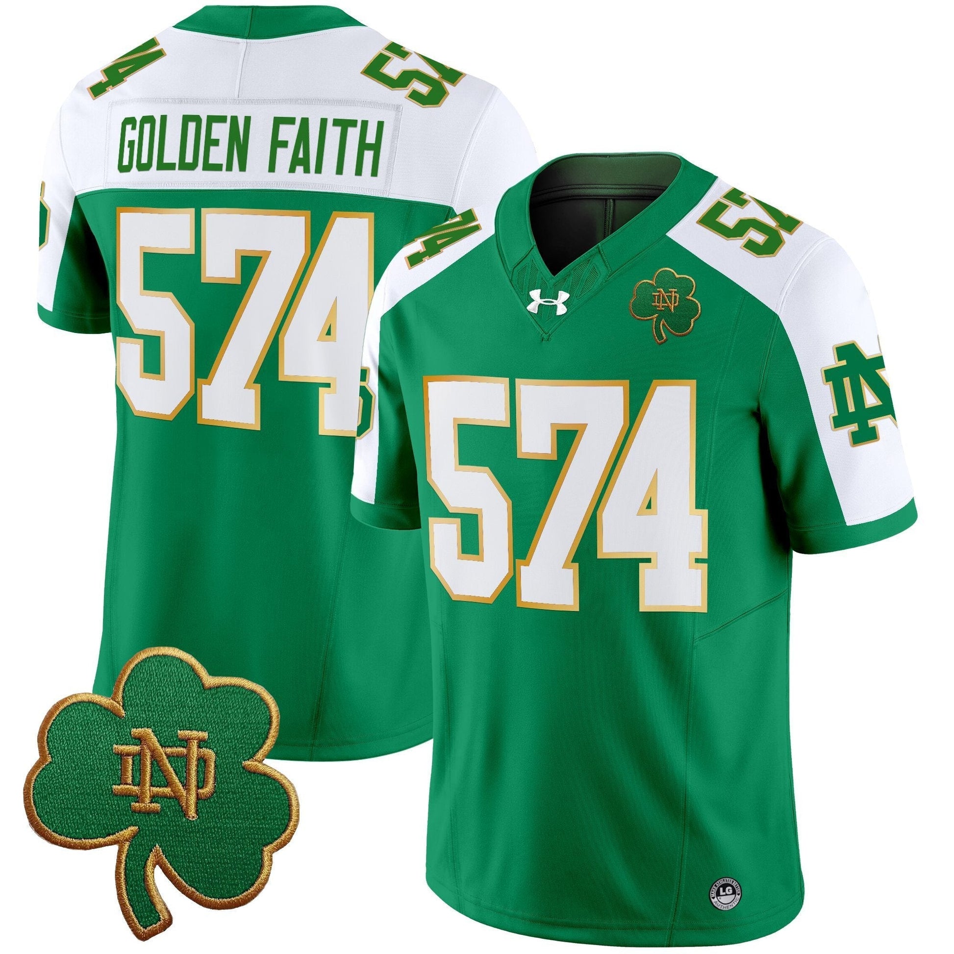 Men's Notre Dame Fighting Irish 2025 Vapor Limited Jersey V3 - All Stitched