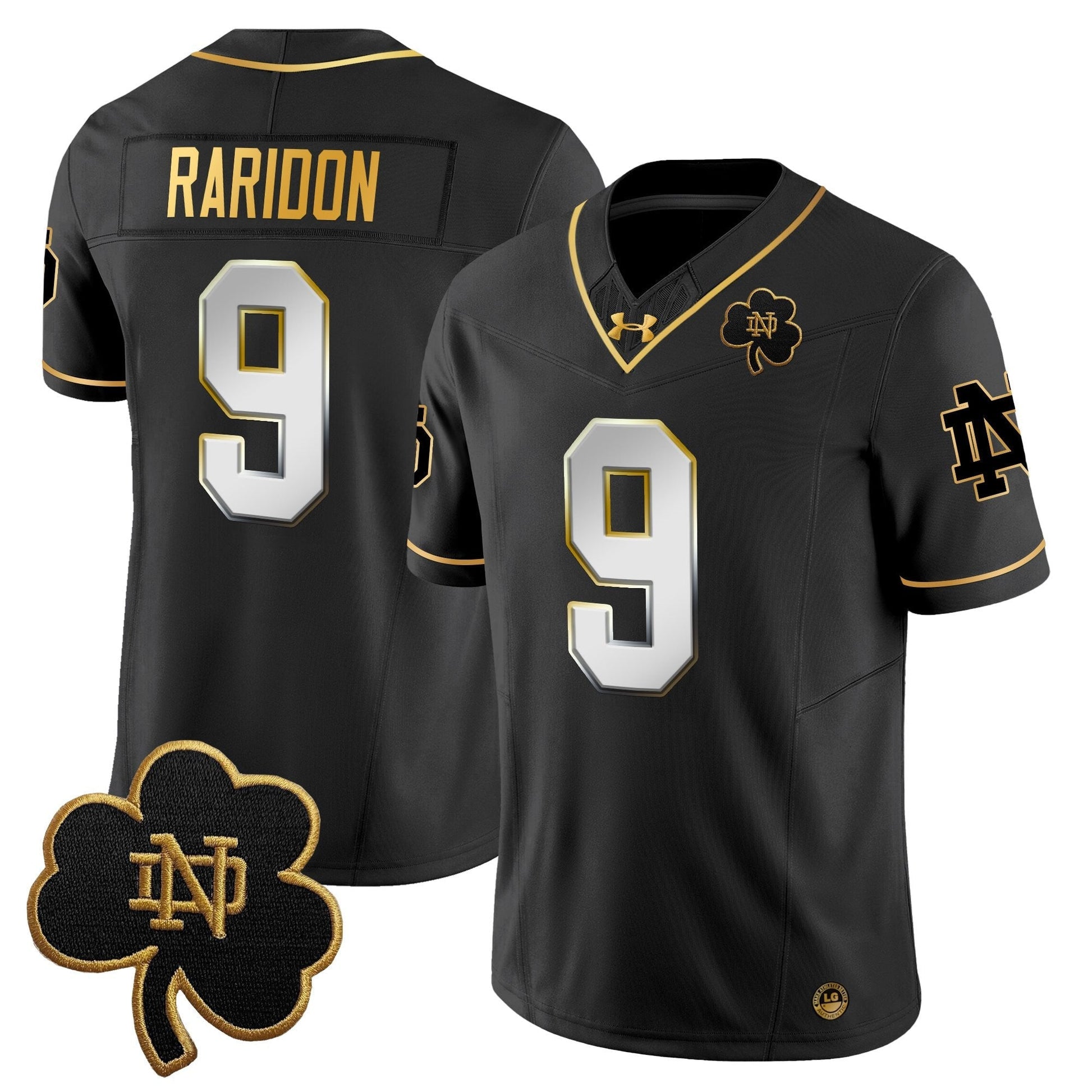 Men's Notre Dame Fighting Irish 2025 Gold Vapor Limited Jersey - All Stitched