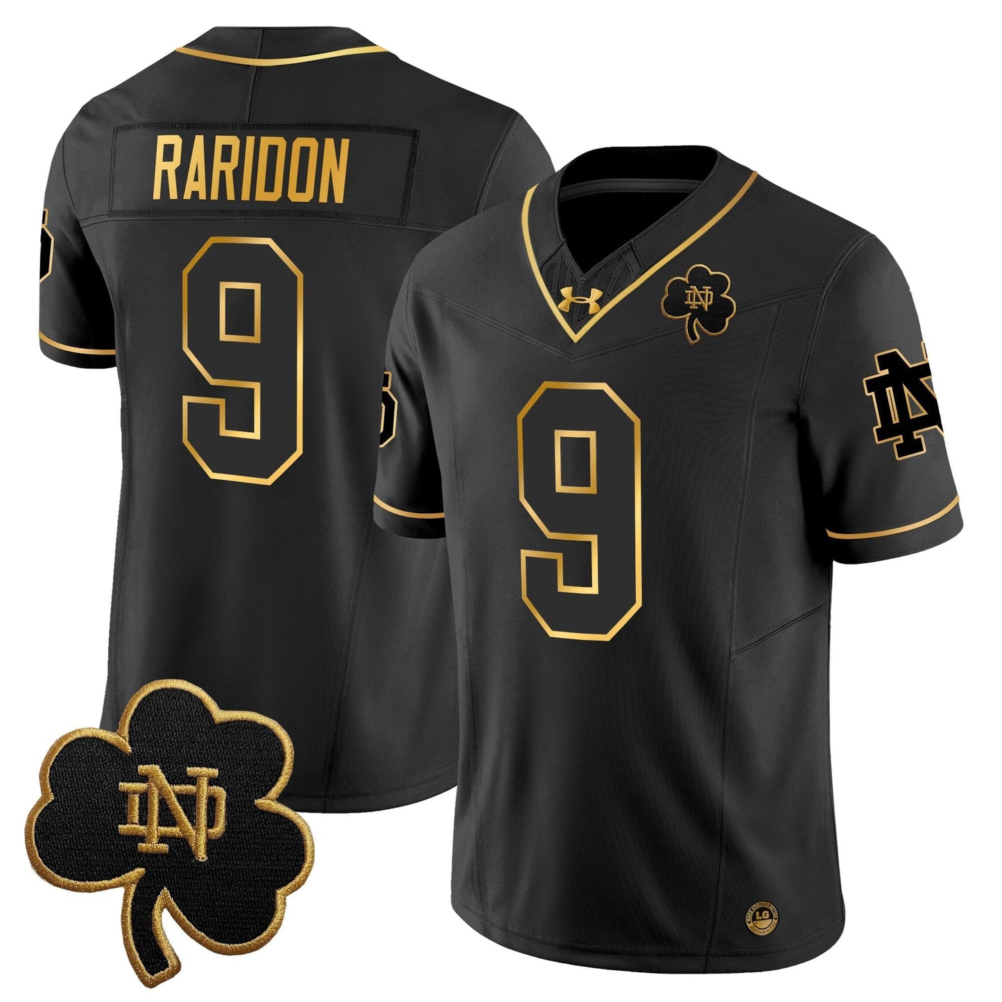 Men's Notre Dame Fighting Irish 2025 Gold Vapor Limited Jersey - All Stitched