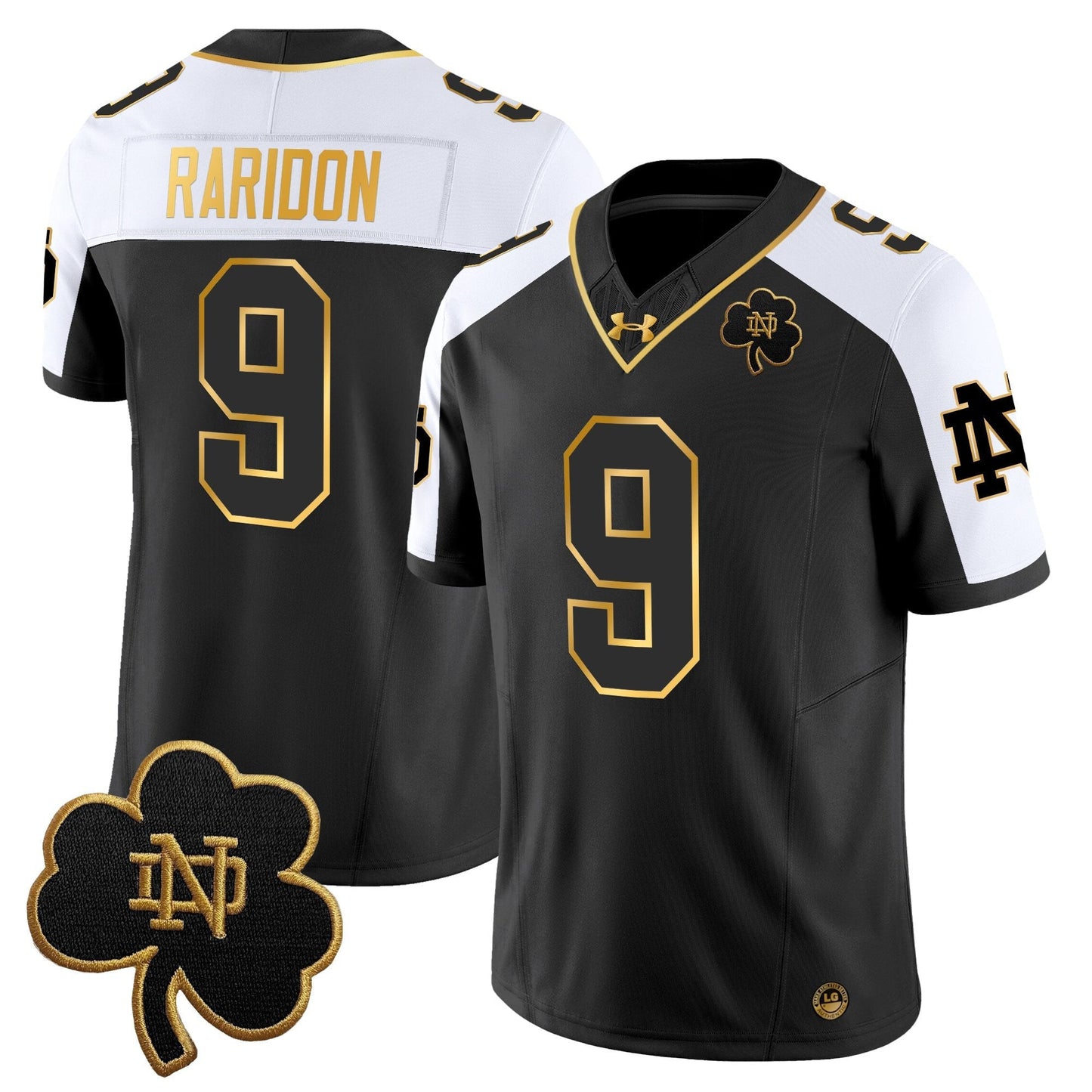 Men's Notre Dame Fighting Irish 2025 Gold Vapor Limited Jersey - All Stitched