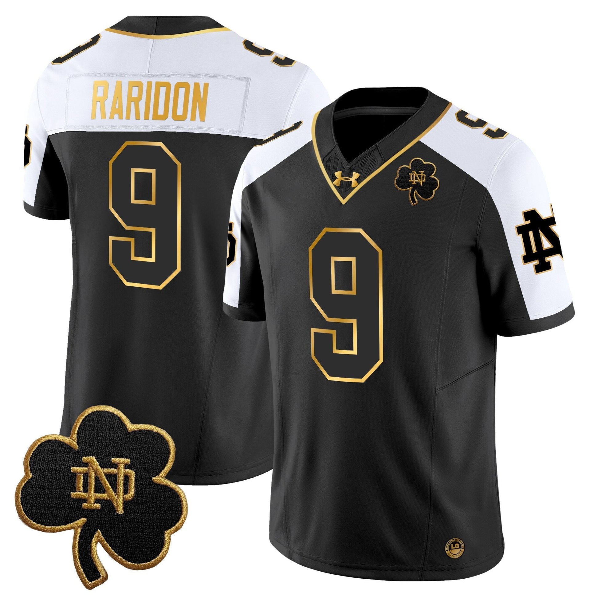 Men's Notre Dame Fighting Irish 2025 Gold Vapor Limited Jersey - All Stitched