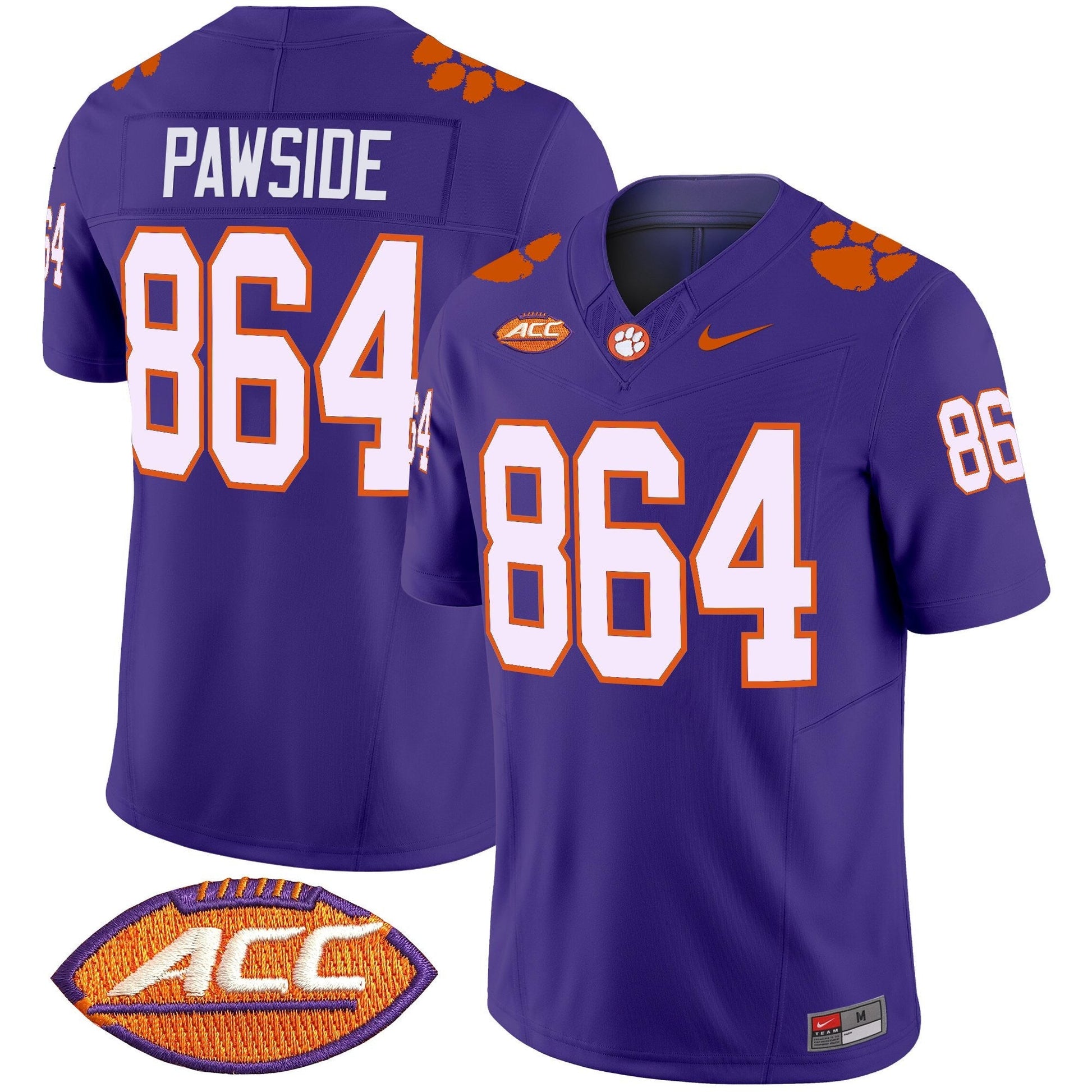 Men's Clemson Tigers 2025 Vapor Limited Jersey - All Stitched