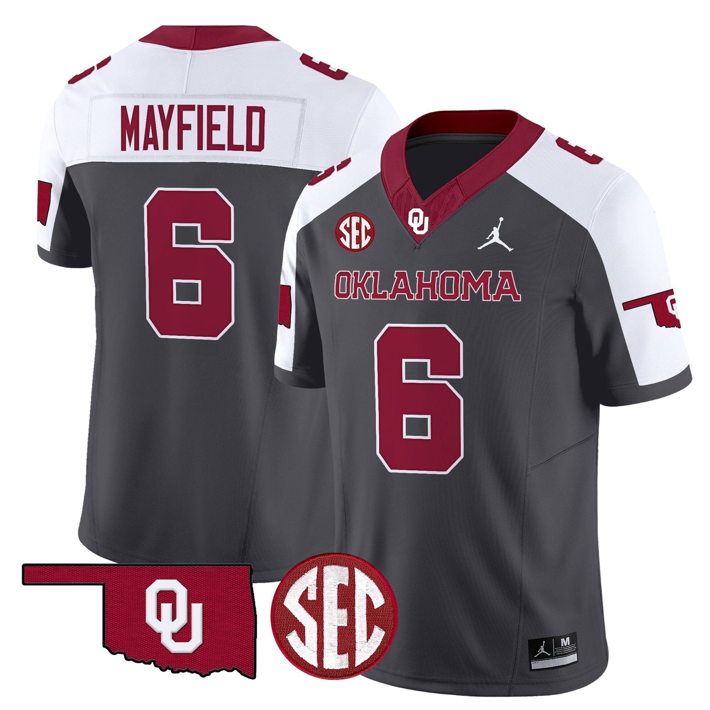 Men's Oklahoma Sooners 2025 Vapor Limited Jersey - All Stitched