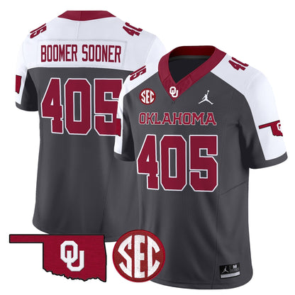 Men's Oklahoma Sooners 2025 Vapor Limited Jersey - All Stitched