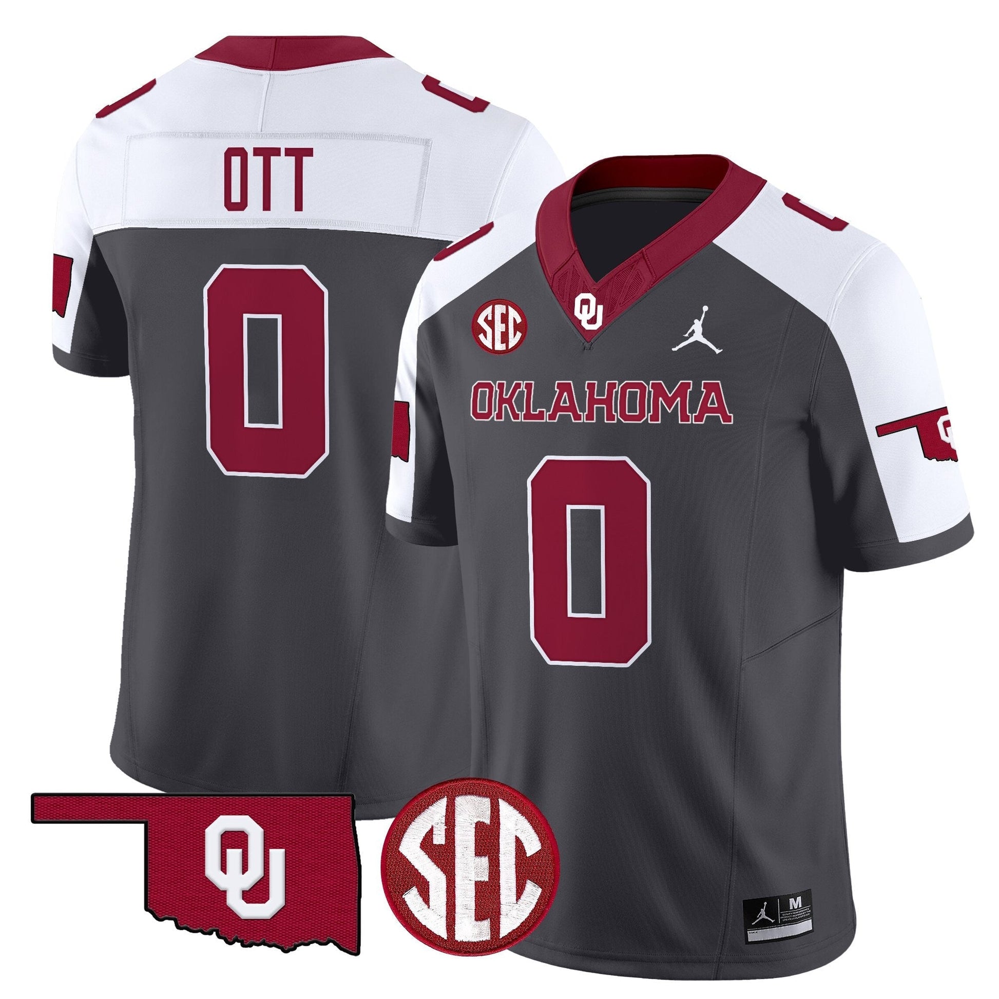 Men's Oklahoma Sooners 2025 Vapor Limited Jersey - All Stitched