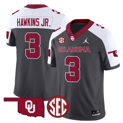 Men's Oklahoma Sooners 2025 Vapor Limited Jersey - All Stitched